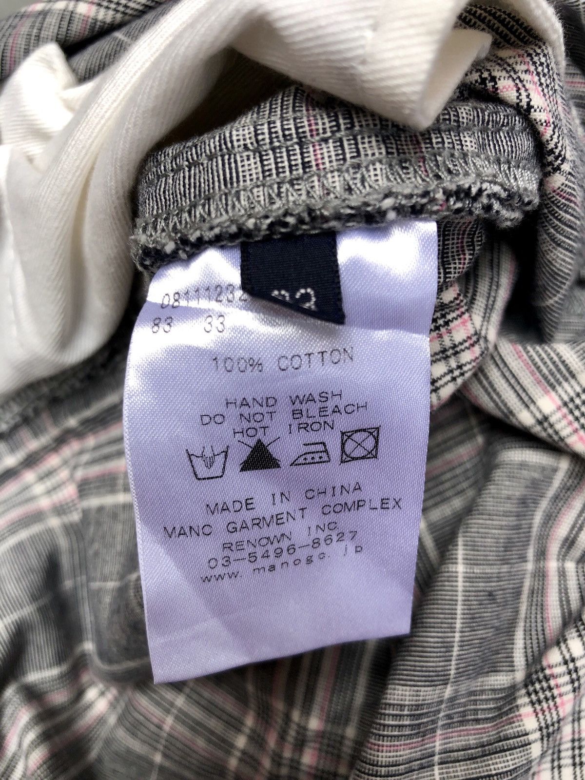 RENOWN Mano Garment Complex By Renown Plaid Pants Size US 33 - 11 Thumbnail