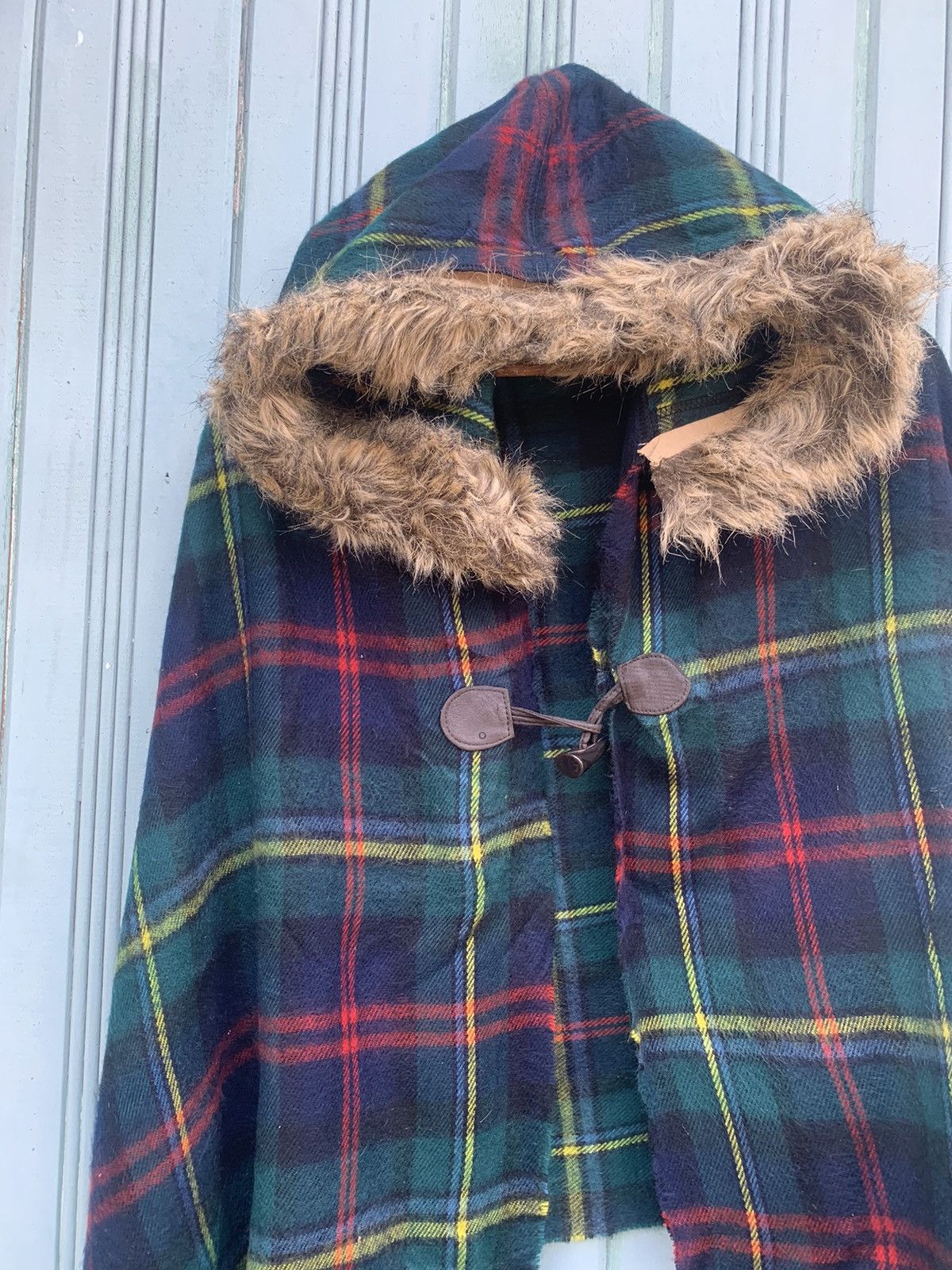 Japanese Brand PONCHO HOODIE Size ONE SIZE - 8 Thumbnail