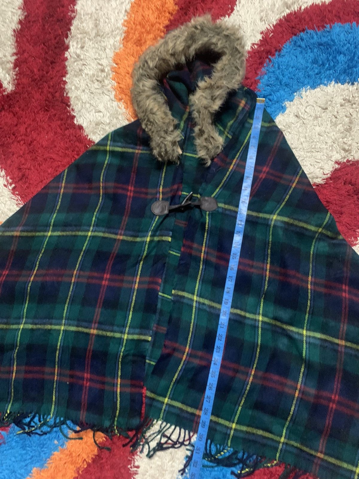 Japanese Brand PONCHO HOODIE Size ONE SIZE - 10 Thumbnail
