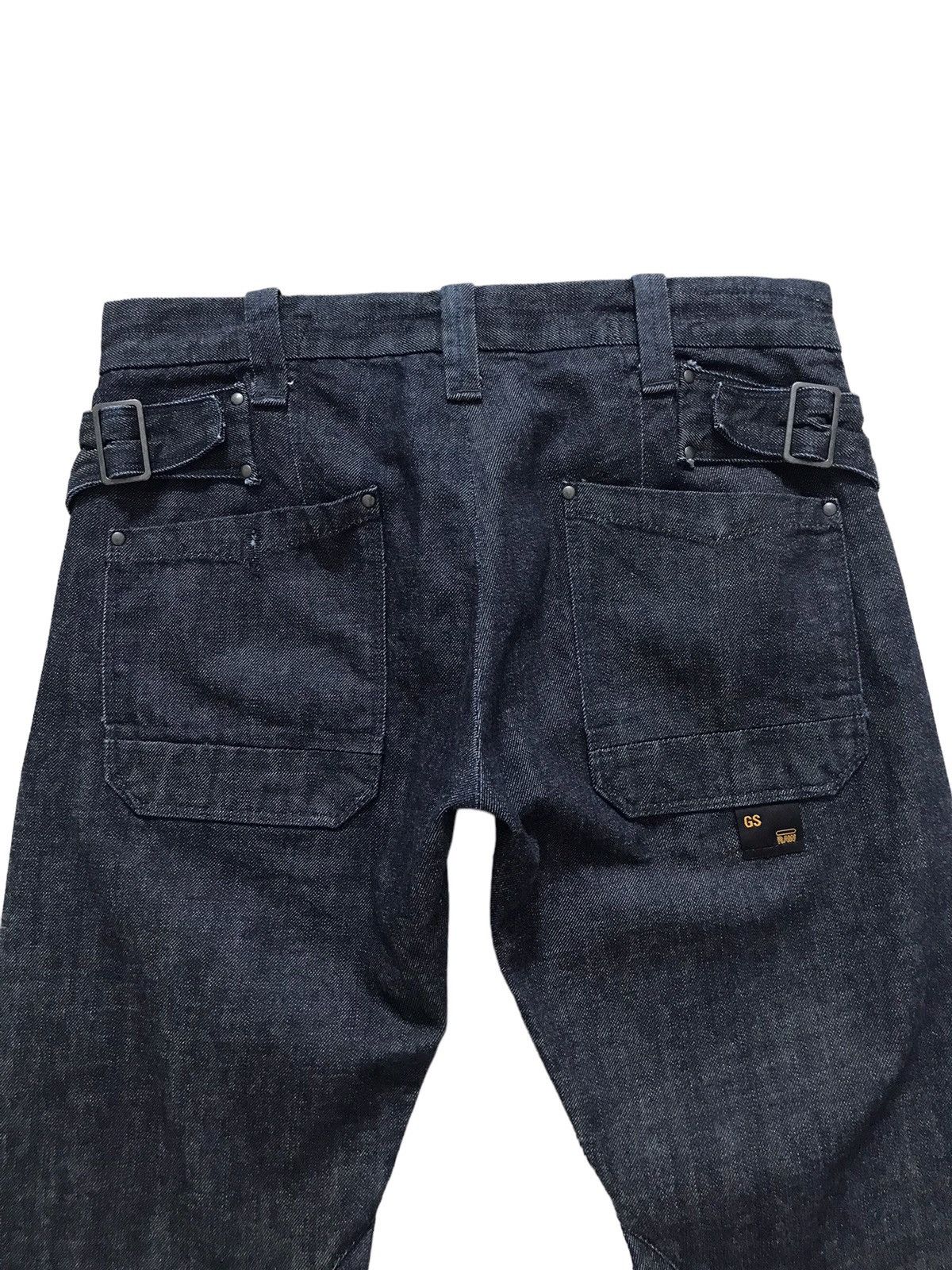 G-Star G-Star Raw Double Cinch Belt Cropped Denim Jeans Size US 32 / EU 48 - 2 Thumbnail