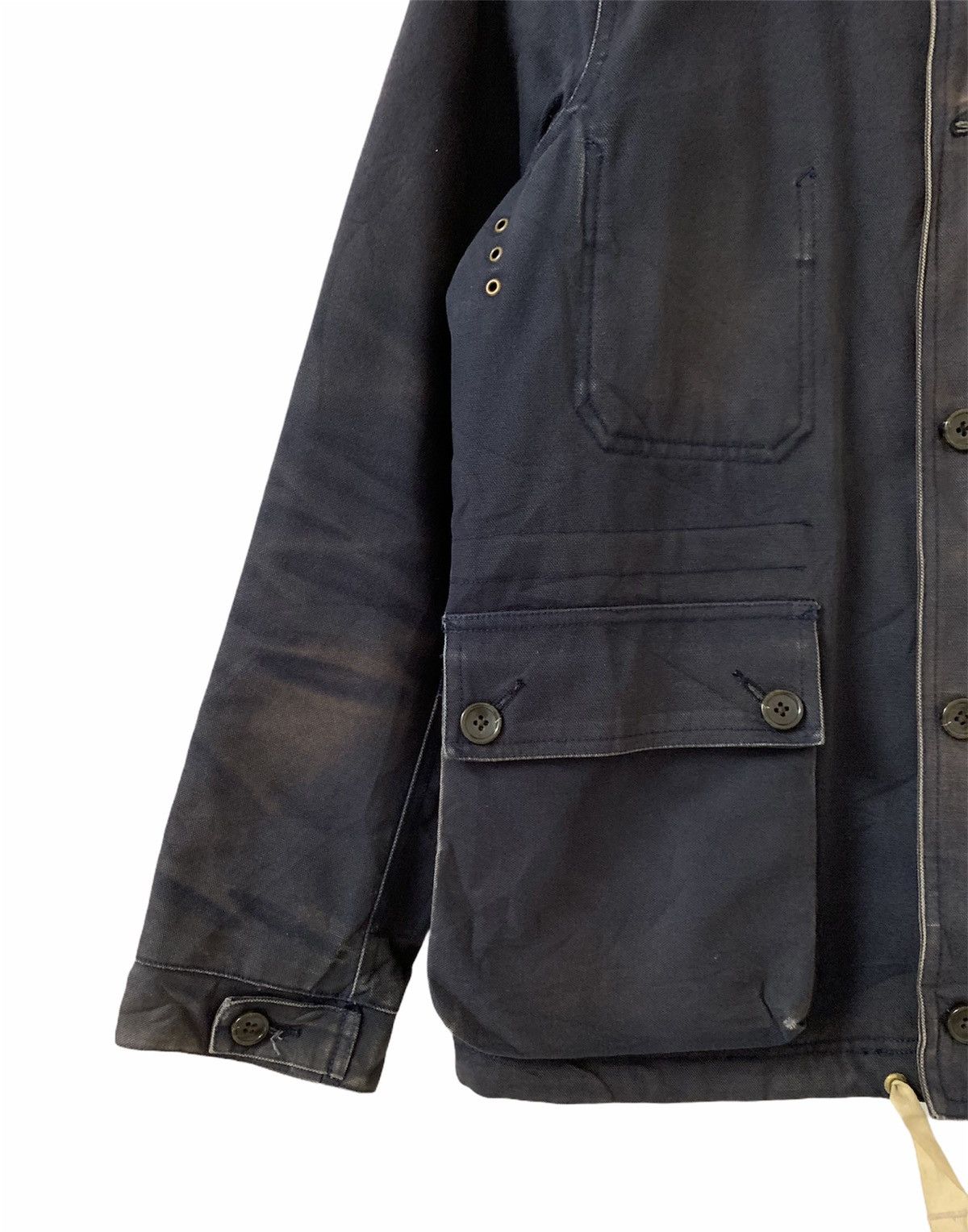Japanese Brand Monkey Time By United Arrows Duck Canvas Hoodie Jacket Size US M / EU 48-50 / 2 - 5 Thumbnail