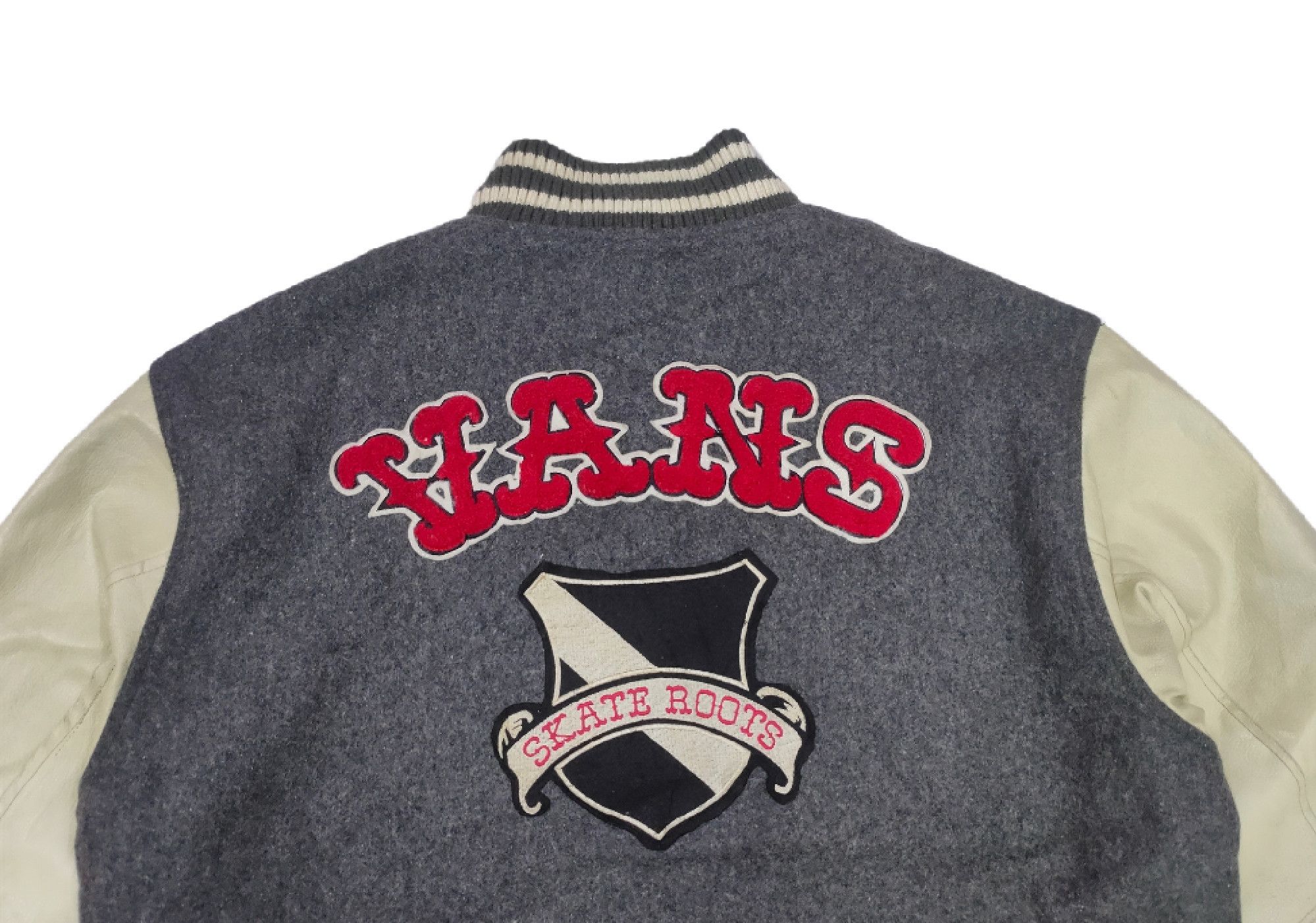 Vans Vans Wool Leather Varsity Jacket Embroidered Logo Size US M / EU 48-50 / 2 - 4 Thumbnail