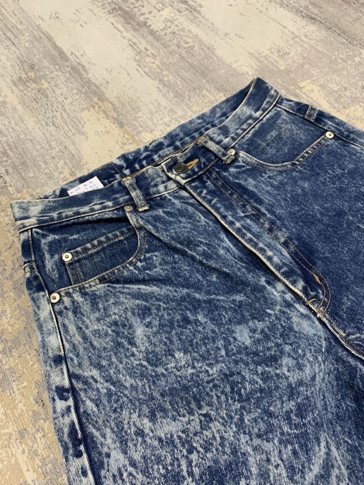 Seditionaries Japanese Brand Acid Wash Seditionaries Style Jeans 29x30 Size US 29 - 3 Thumbnail