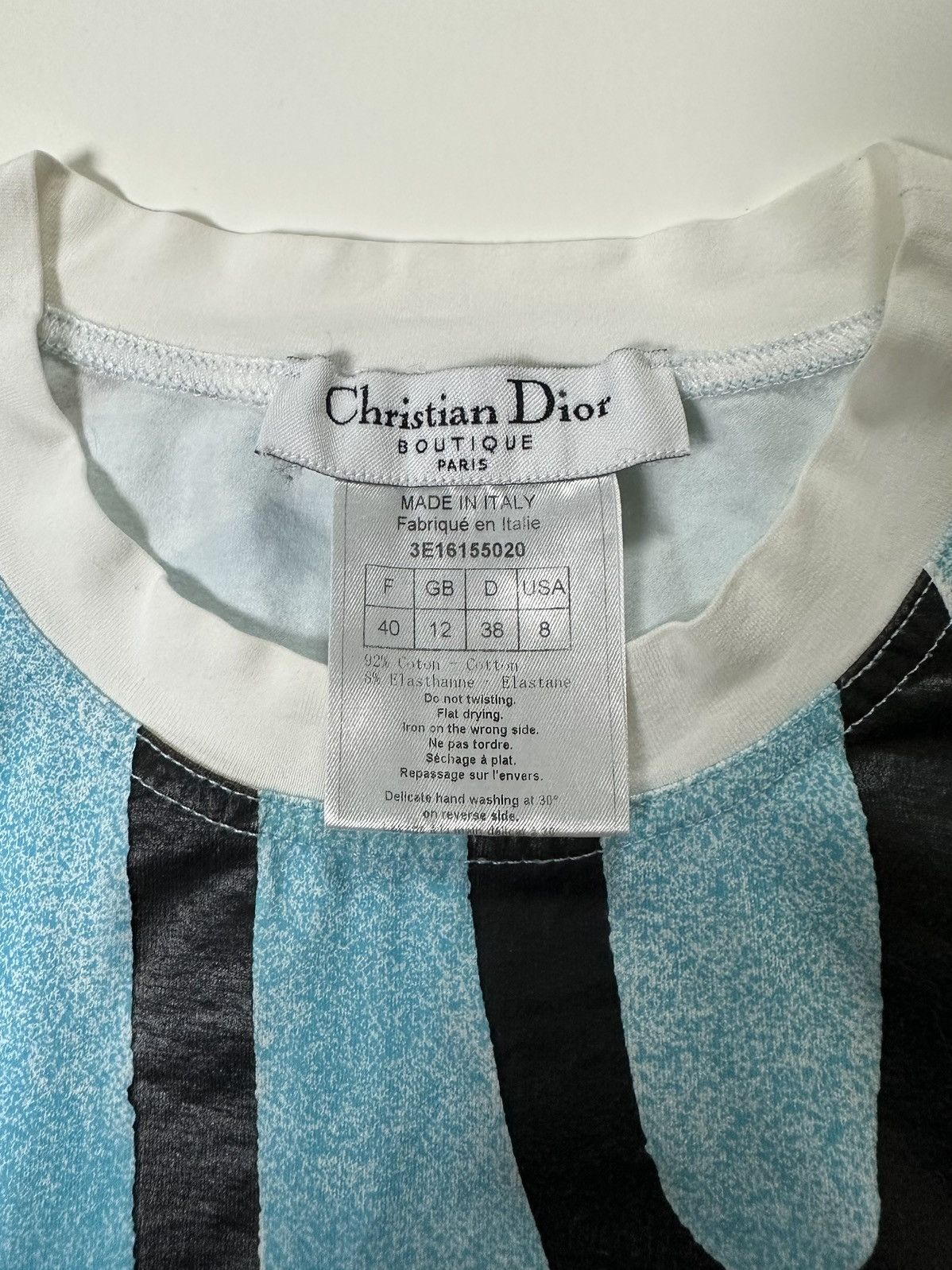 Dior CHRISTIAN DIOR Spring Summer 2003 Graffiti Print T-Shirt Size M / US 6-8 / IT 42-44 - 5 Thumbnail