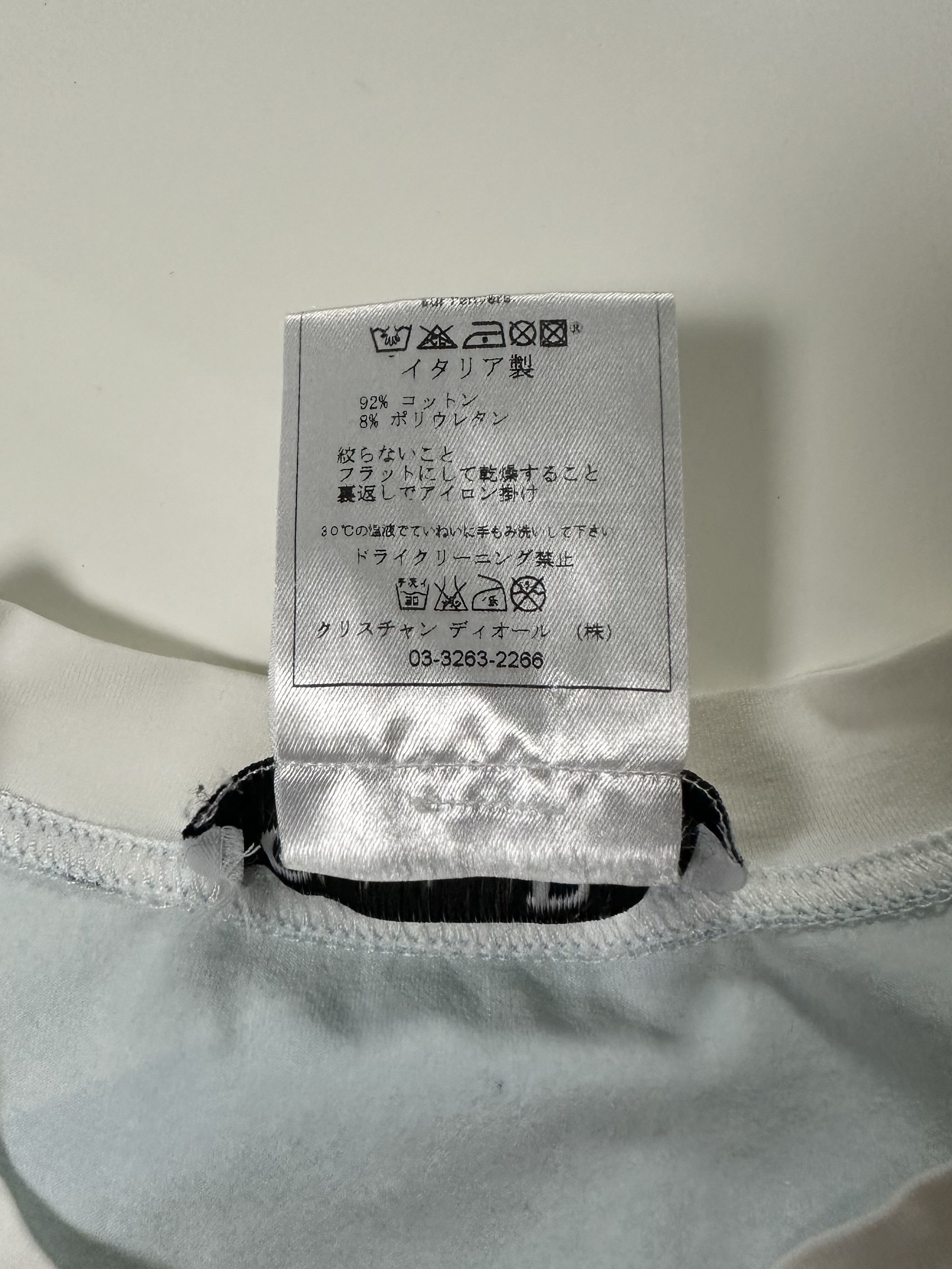 Dior CHRISTIAN DIOR Spring Summer 2003 Graffiti Print T-Shirt Size M / US 6-8 / IT 42-44 - 6 Thumbnail