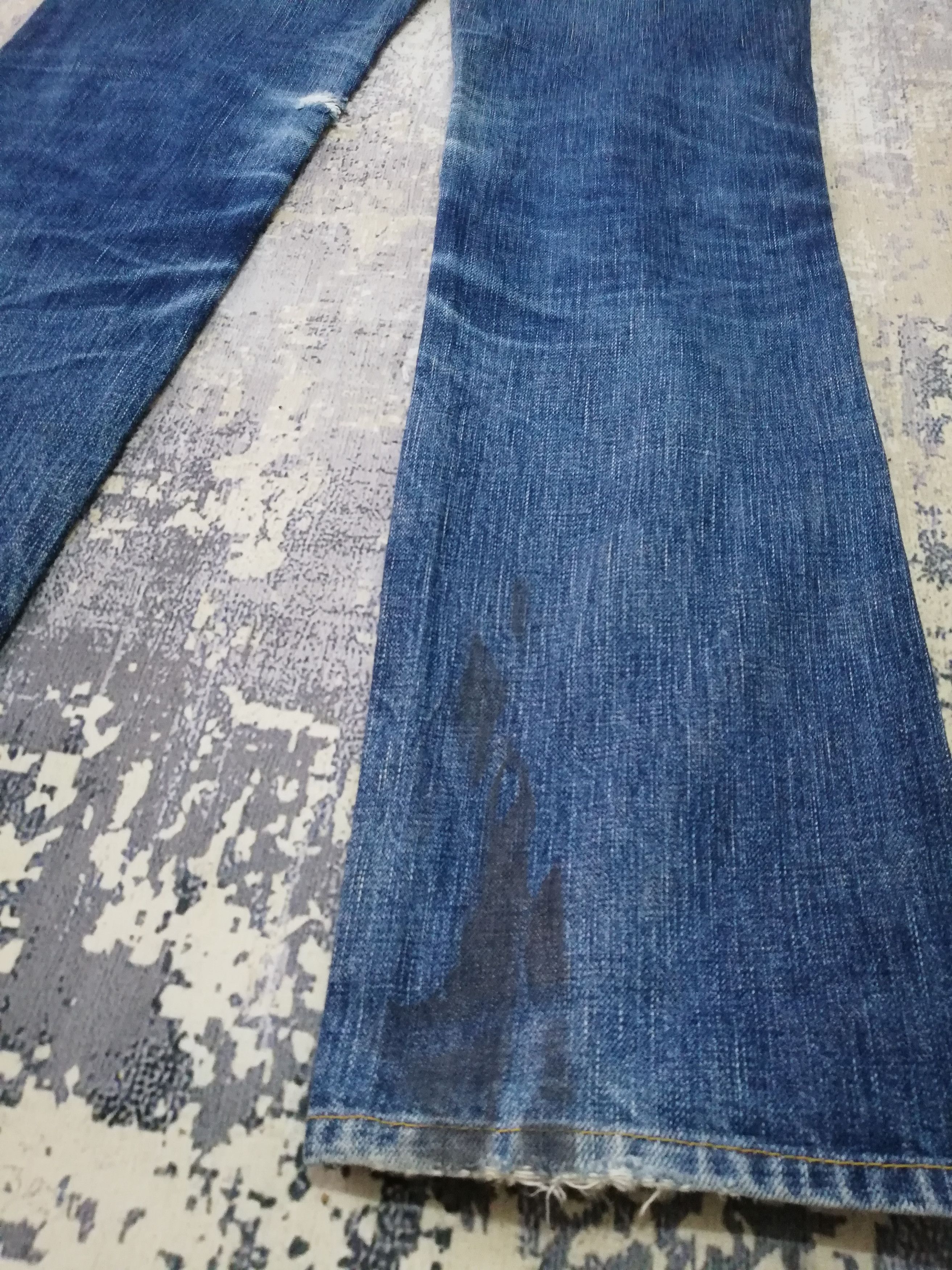 45rpm Vintage Japanese Brand 45 rpm Indigo Distressed Denim W29x30 Size US 29 - 8 Thumbnail
