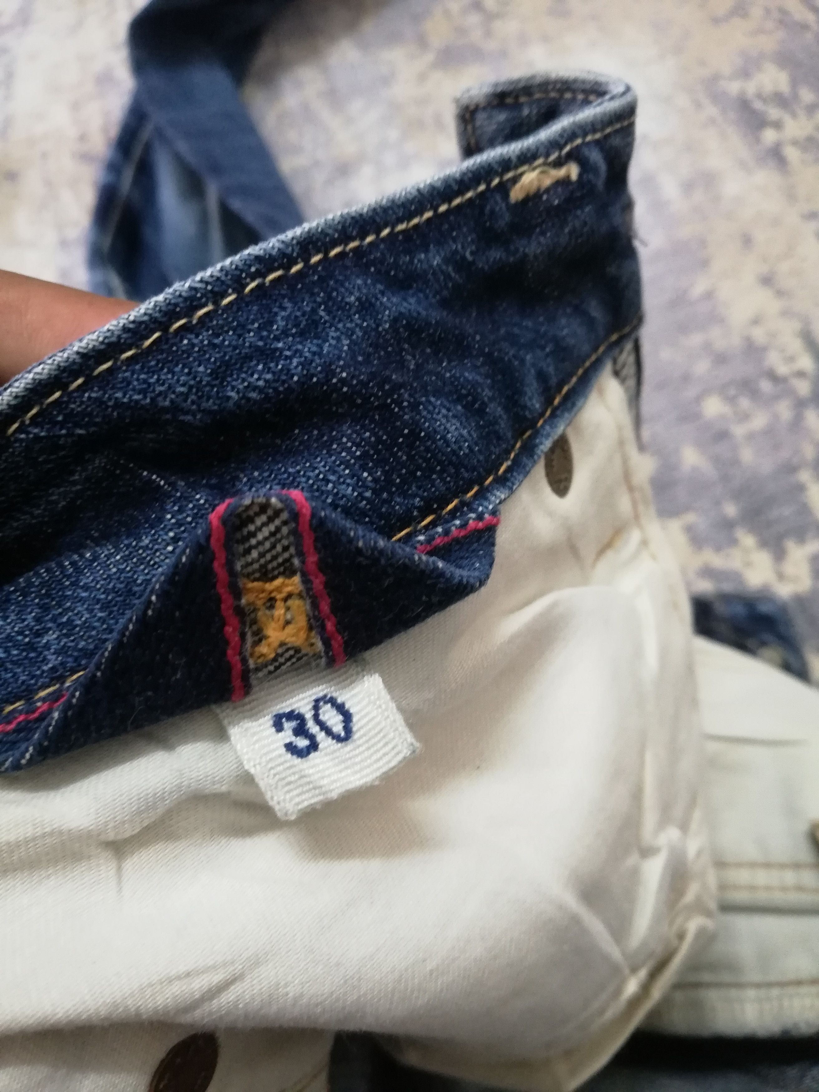 45rpm Vintage Japanese Brand 45 rpm Indigo Distressed Denim W29x30 Size US 29 - 12 Thumbnail