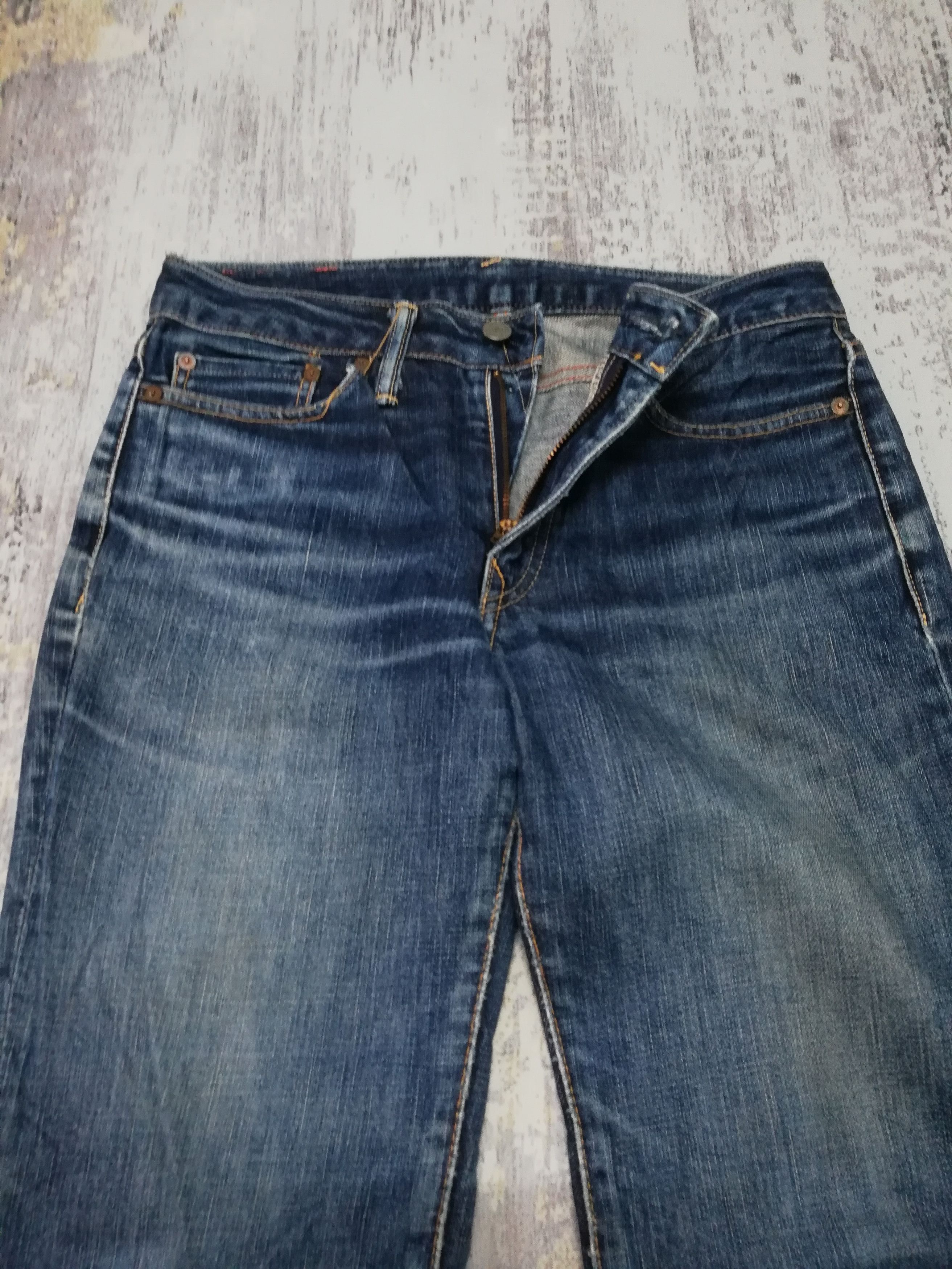 45rpm Vintage Japanese Brand 45 rpm Indigo Distressed Denim W29x30 Size US 29 - 5 Thumbnail