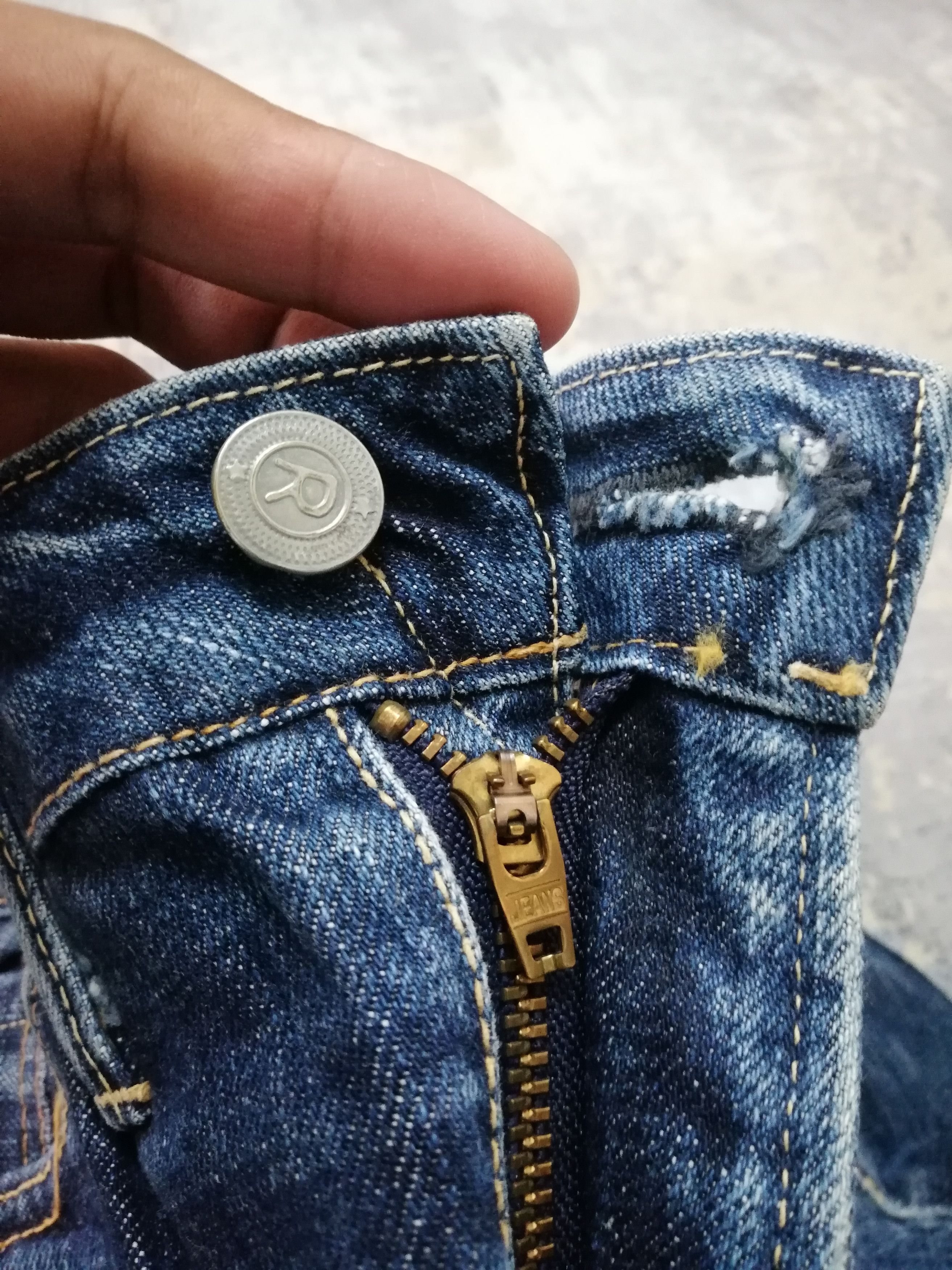 45rpm Vintage Japanese Brand 45 rpm Indigo Distressed Denim W29x30 Size US 29 - 11 Thumbnail