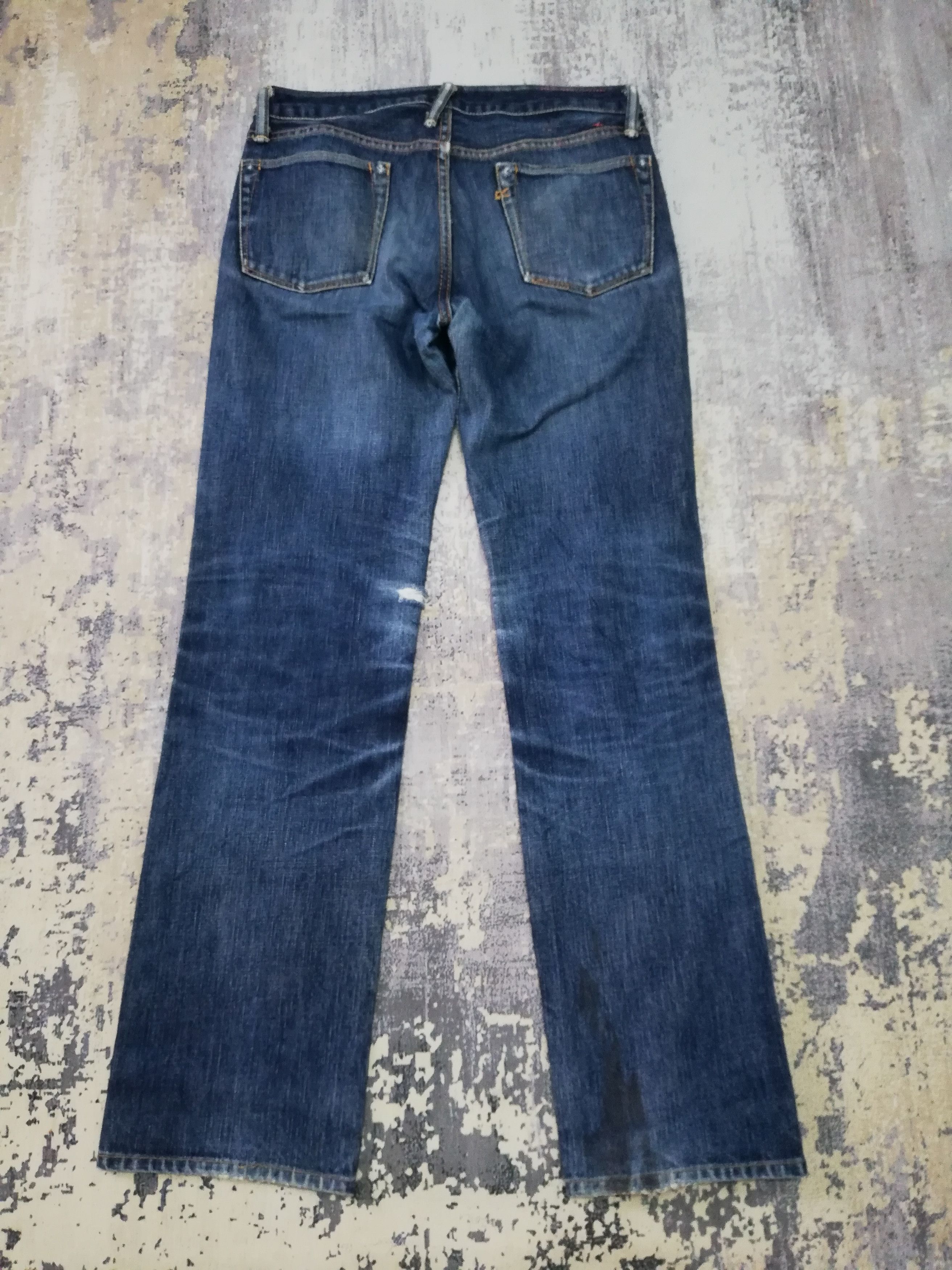 45rpm Vintage Japanese Brand 45 rpm Indigo Distressed Denim W29x30 Size US 29 - 2 Thumbnail