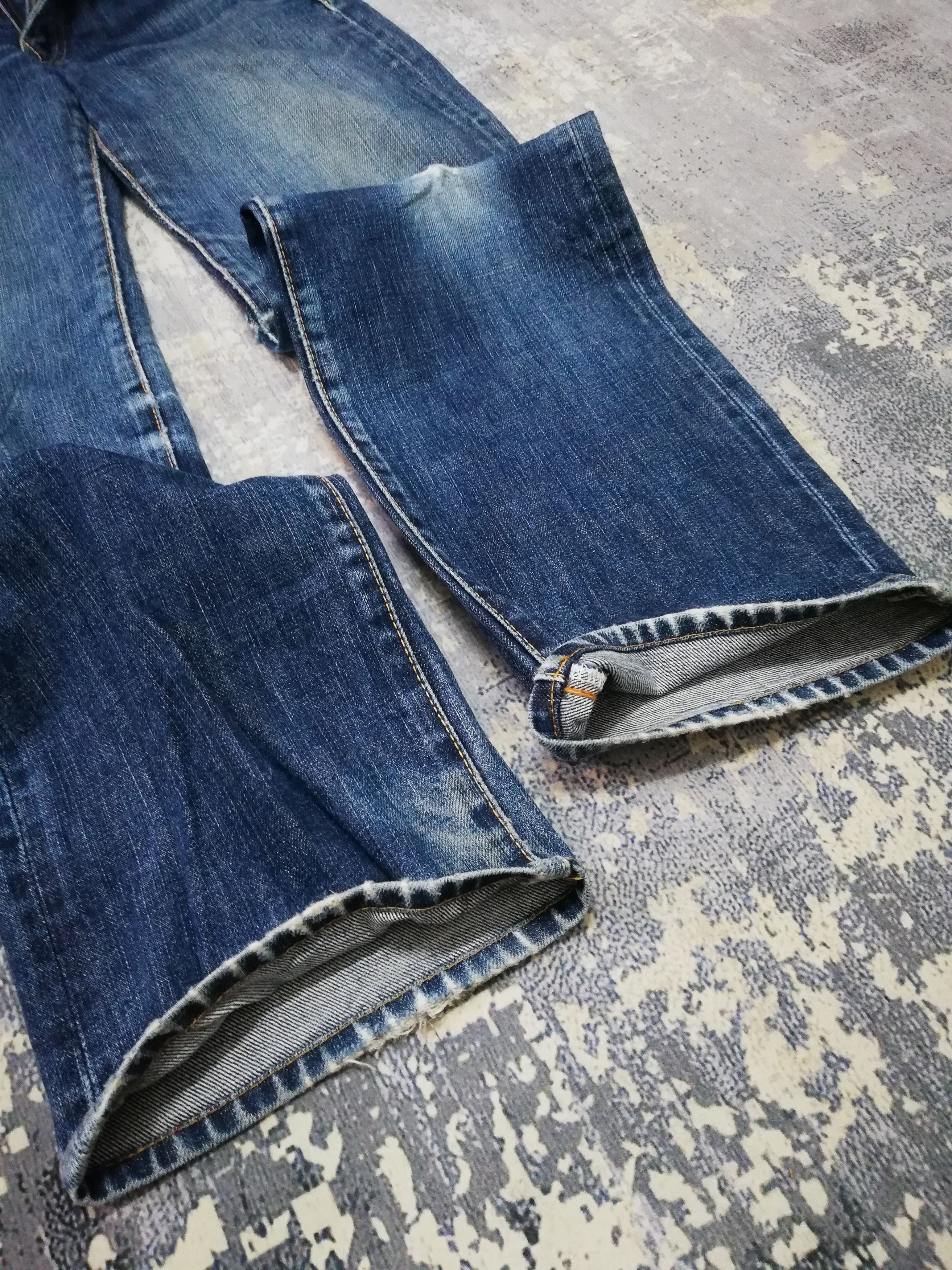 45rpm Vintage Japanese Brand 45 rpm Indigo Distressed Denim W29x30 Size US 29 - 9 Thumbnail