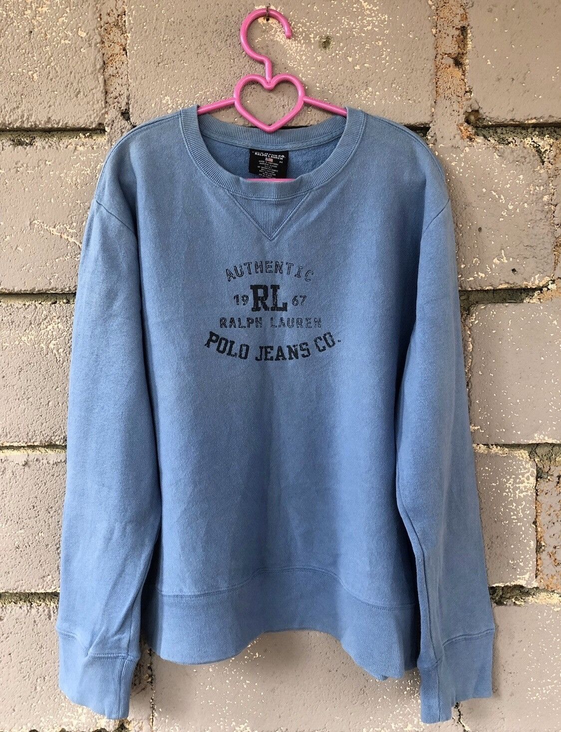 Polo Ralph Lauren Rare 90s Vintage Polo Jeans Company Ralph Lauren Sweatshirt Size US M / EU 48-50 / 2 - 1 Thumbnail