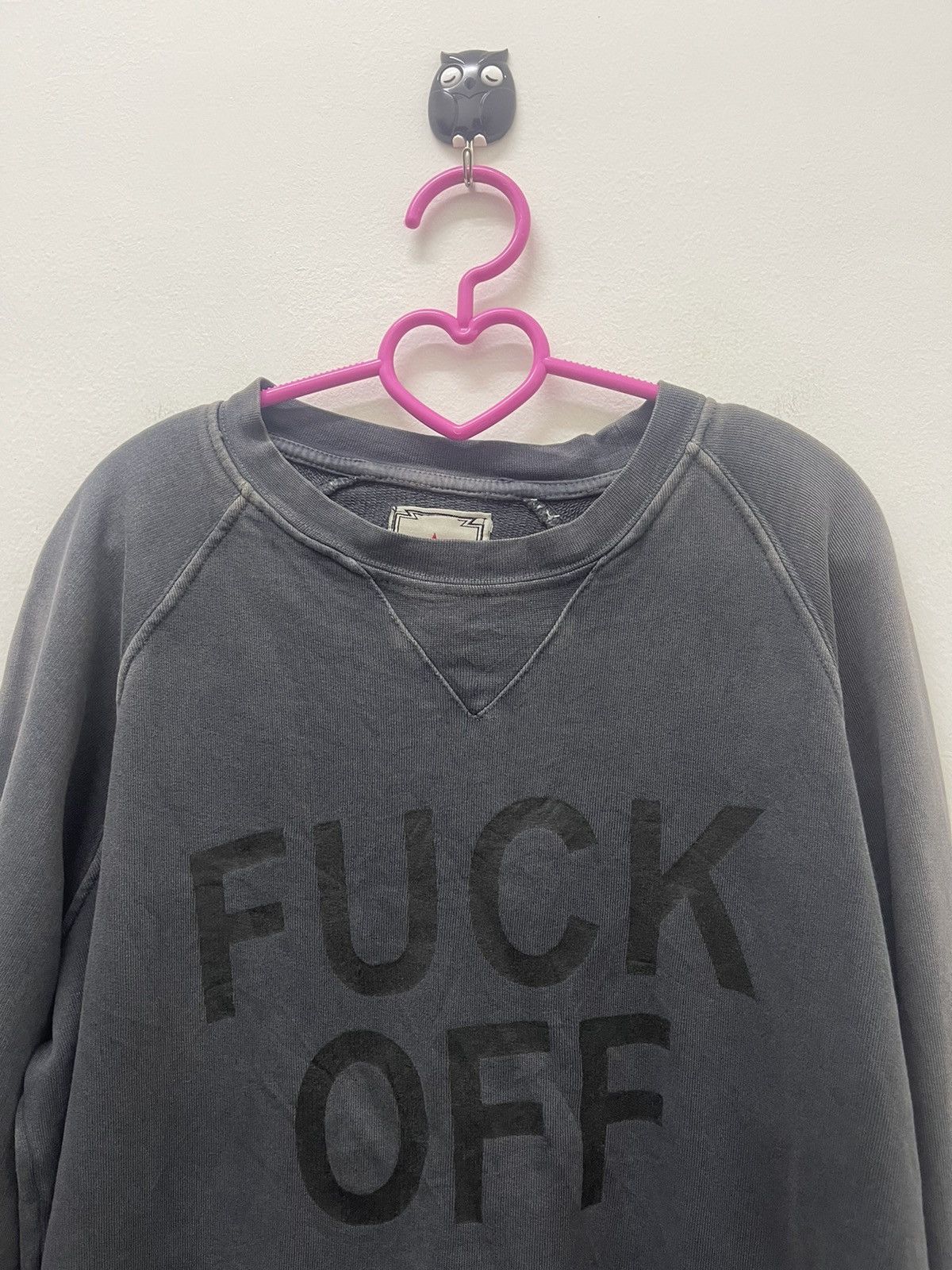 Hysteric Glamour Rare Vintage BACKSTAGE Tokyo FUCK OFF Spell Out Distressed Size US S / EU 44-46 / 1 - 2 Thumbnail