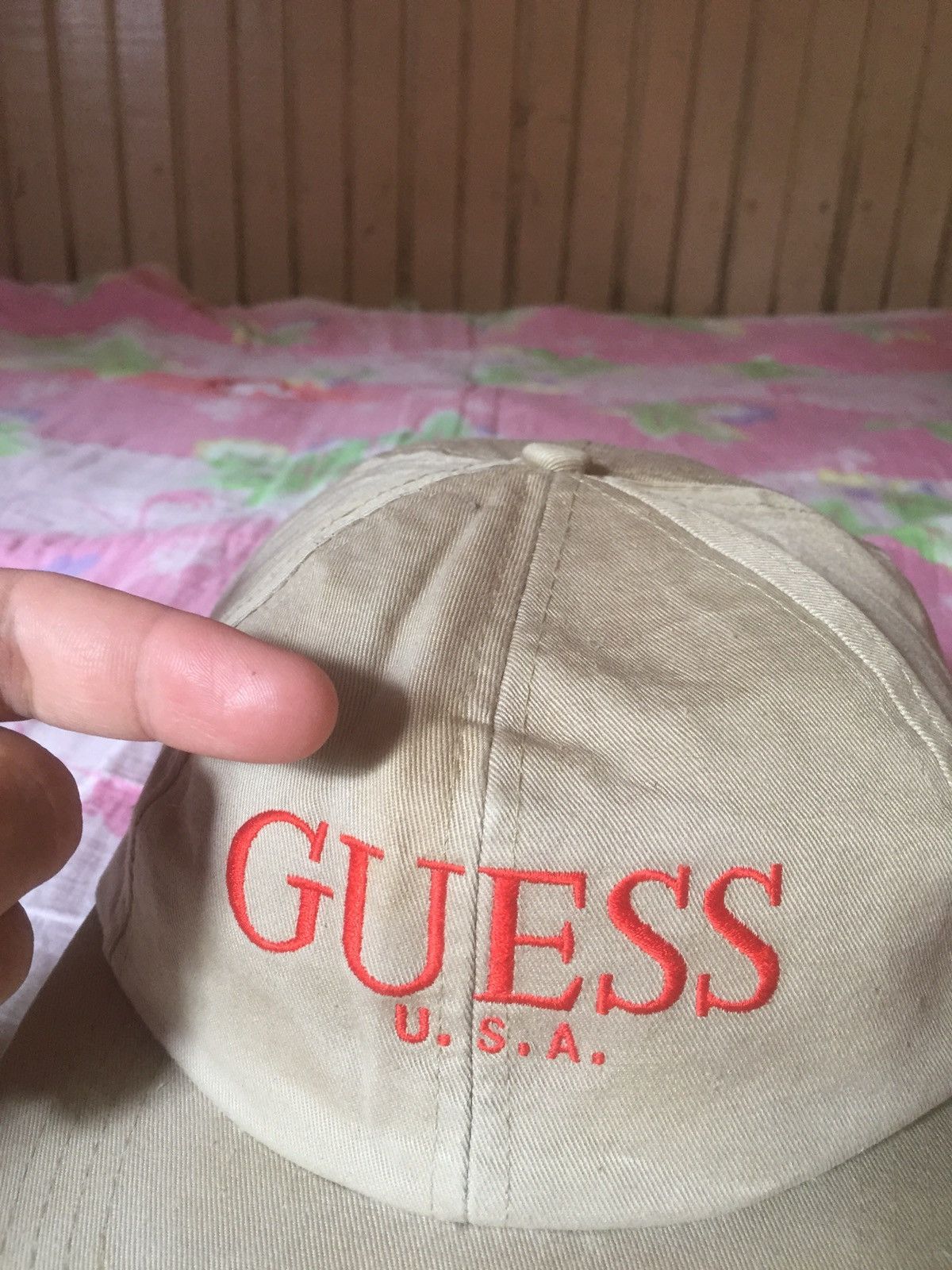 Guess RARE VINTAGE EMBROIDERED GUESS HAT CAP Size ONE SIZE - 6 Thumbnail