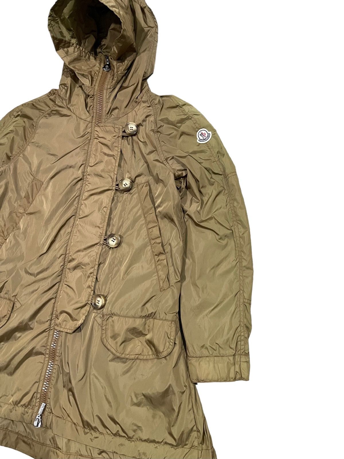 Moncler Moncler Pistache Giubbotto High-Collar Parka With Hooded Size S / US 4 / IT 40 - 10 Thumbnail