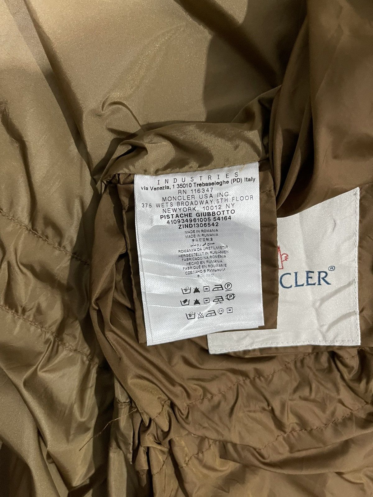 Moncler Moncler Pistache Giubbotto High-Collar Parka With Hooded Size S / US 4 / IT 40 - 19 Thumbnail