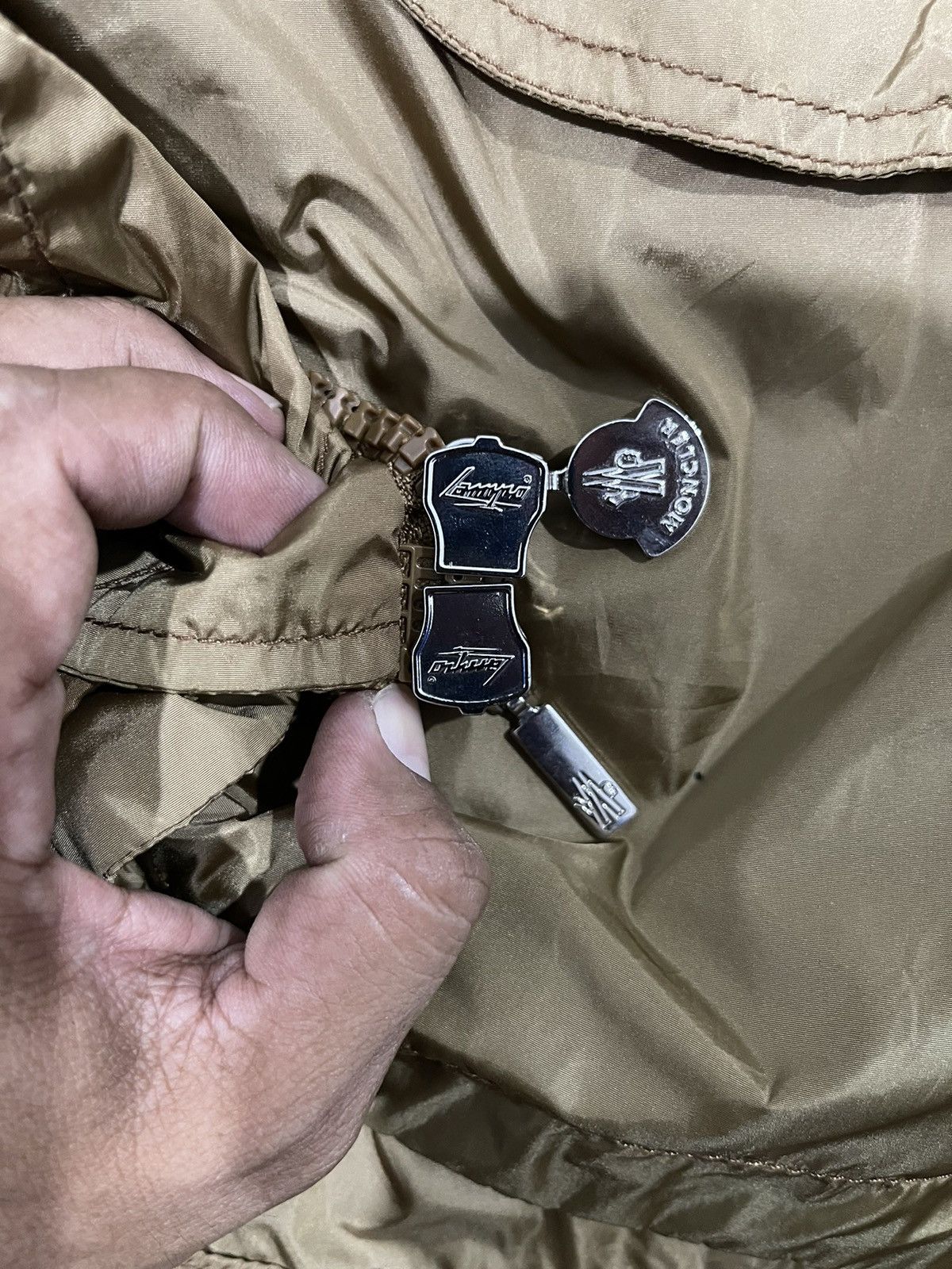 Moncler Moncler Pistache Giubbotto High-Collar Parka With Hooded Size S / US 4 / IT 40 - 16 Thumbnail