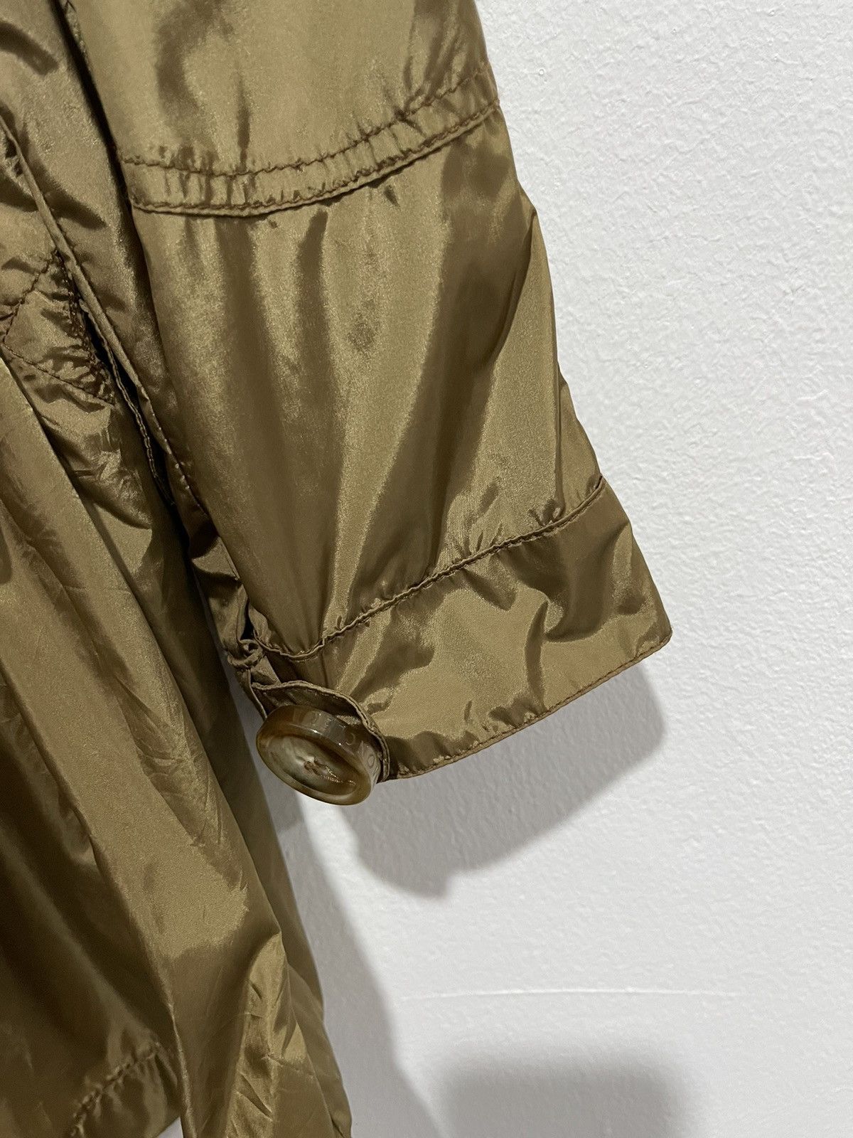 Moncler Moncler Pistache Giubbotto High-Collar Parka With Hooded Size S / US 4 / IT 40 - 24 Thumbnail