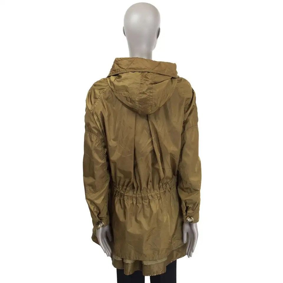 Moncler Moncler Pistache Giubbotto High-Collar Parka With Hooded Size S / US 4 / IT 40 - 3 Thumbnail