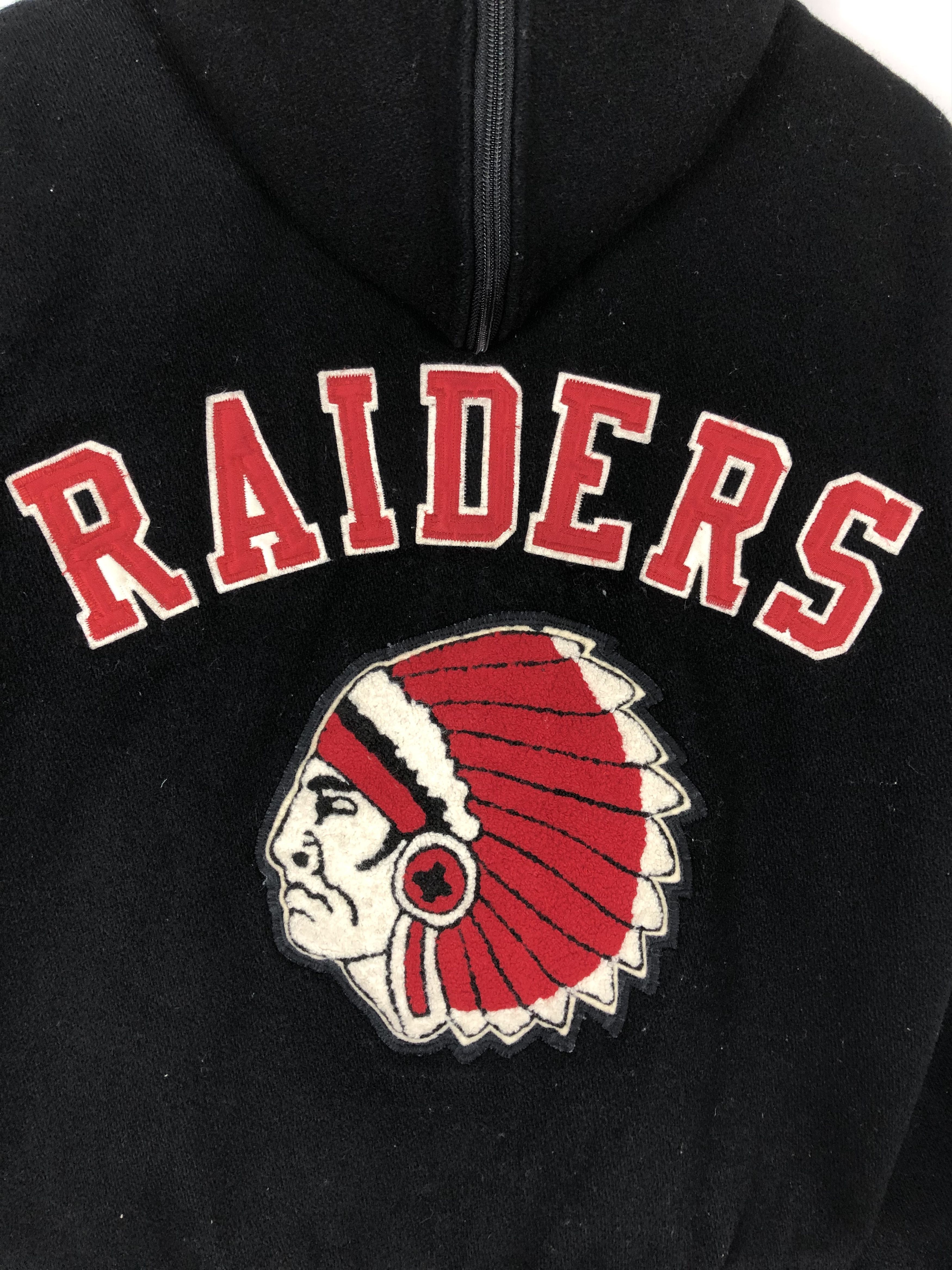 Indian Motorcycle Vintage 90s Varsity Jacket Indian Motorcycles Raiders V0185 Size US L / EU 52-54 / 3 - 4 Thumbnail