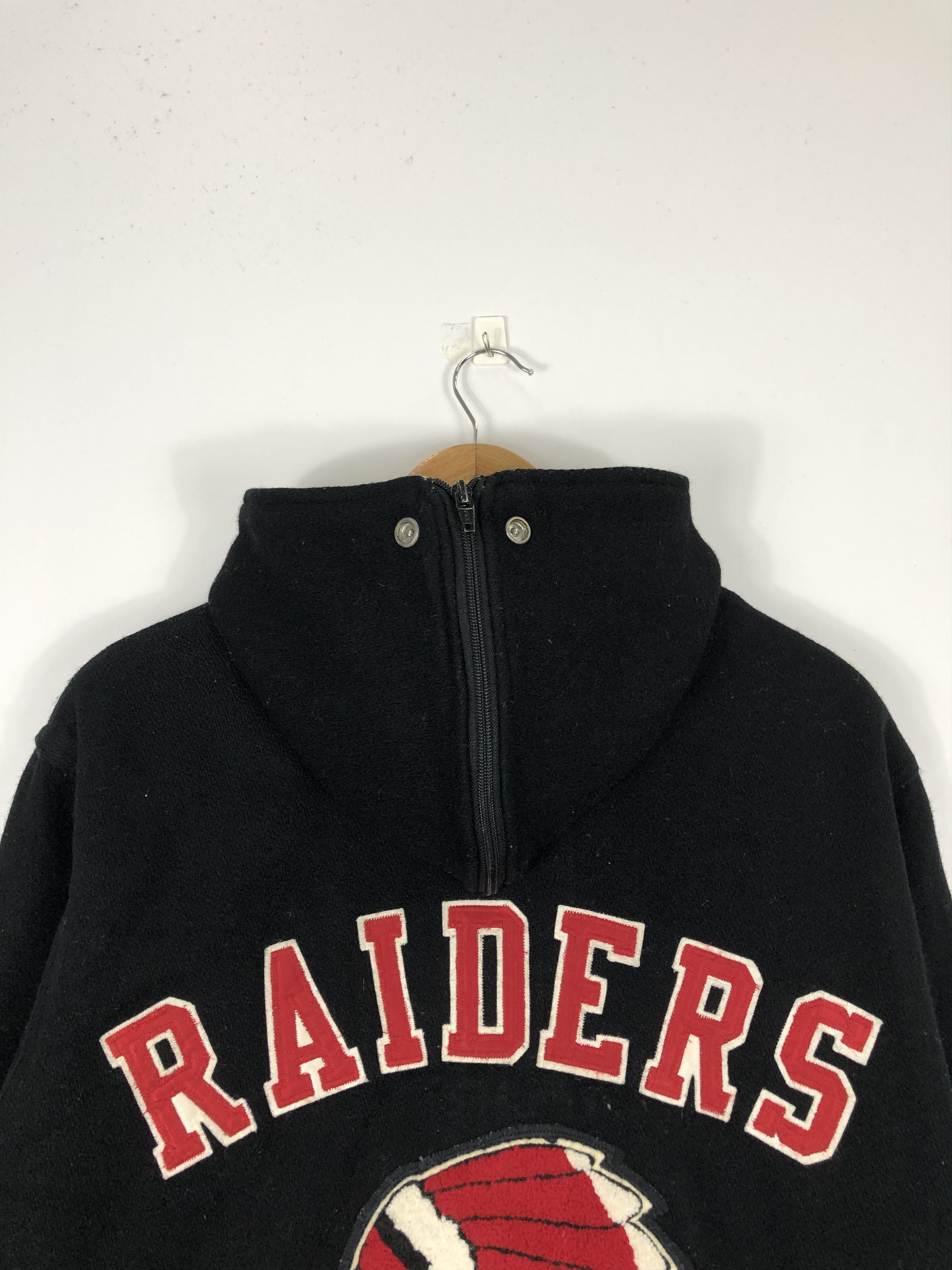 Indian Motorcycle Vintage 90s Varsity Jacket Indian Motorcycles Raiders V0185 Size US L / EU 52-54 / 3 - 11 Thumbnail