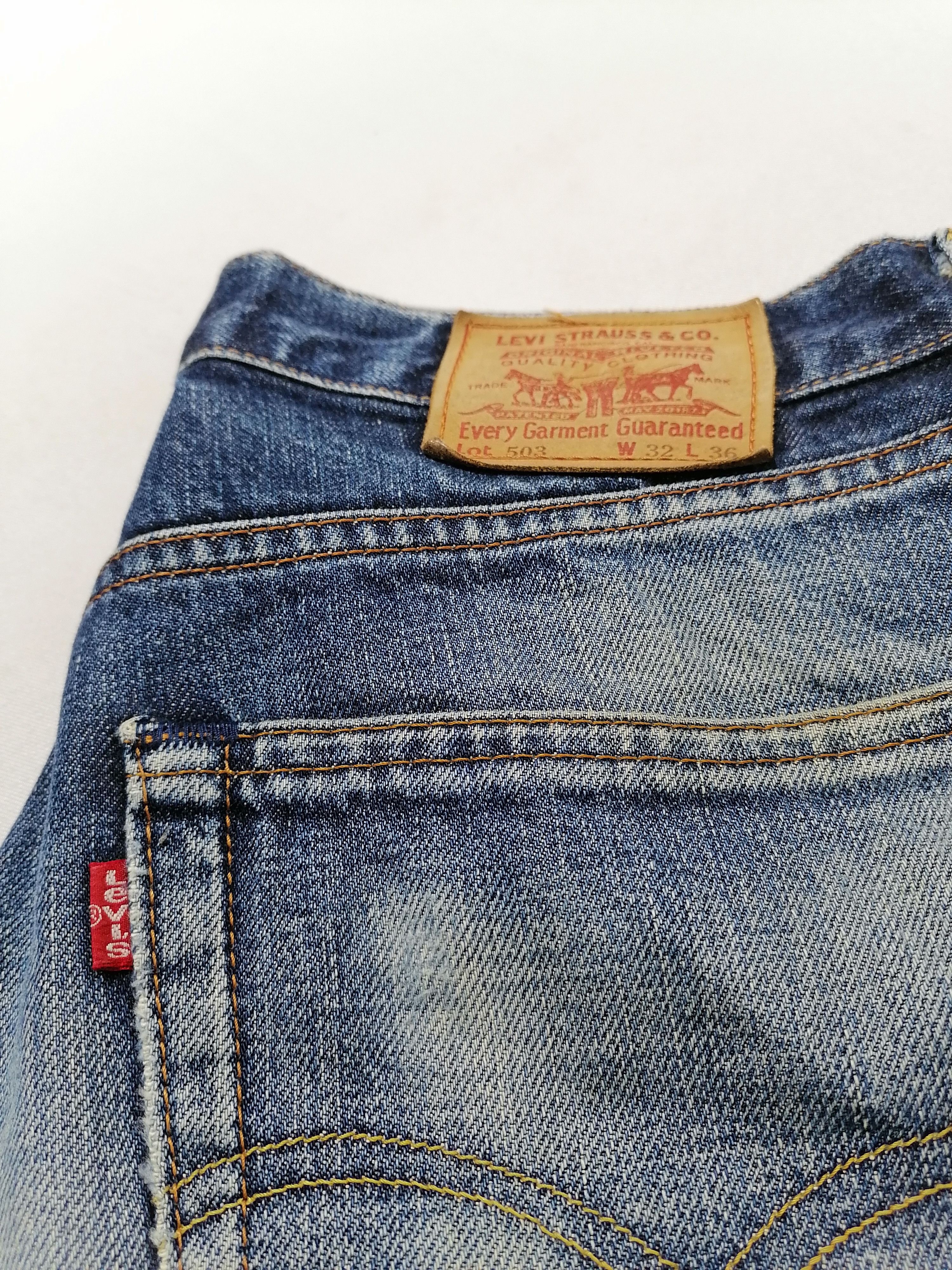Japanese Brand × Levi's Lot 503 Levi's Strauss Denim Jeans Size US 32 / EU 48 - 7 Thumbnail