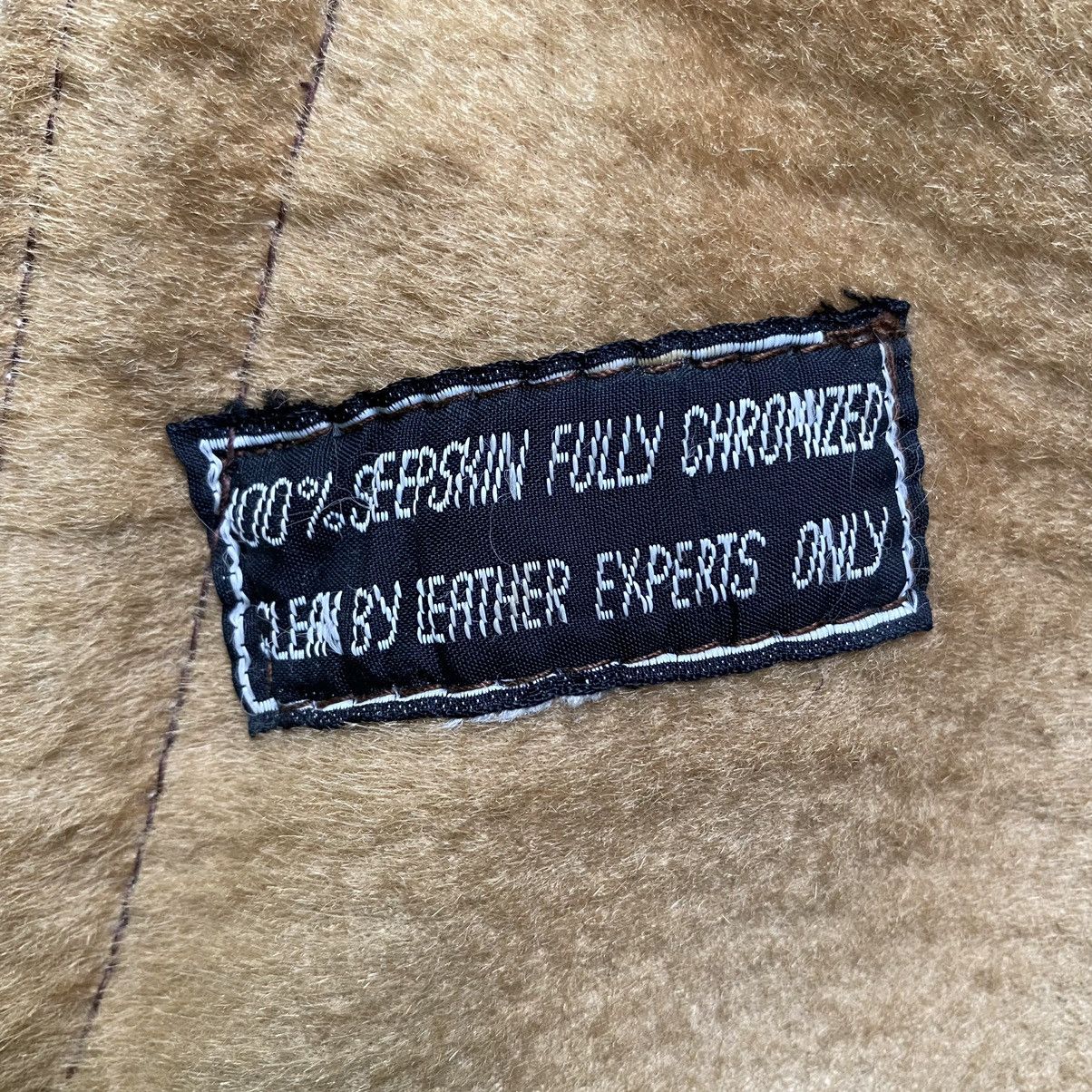 If Six Was Nine × Le Grande Bleu (L.G.B.) Vintage Sheepskin Leather Jacket Size US S / EU 44-46 / 1 - 15 Thumbnail
