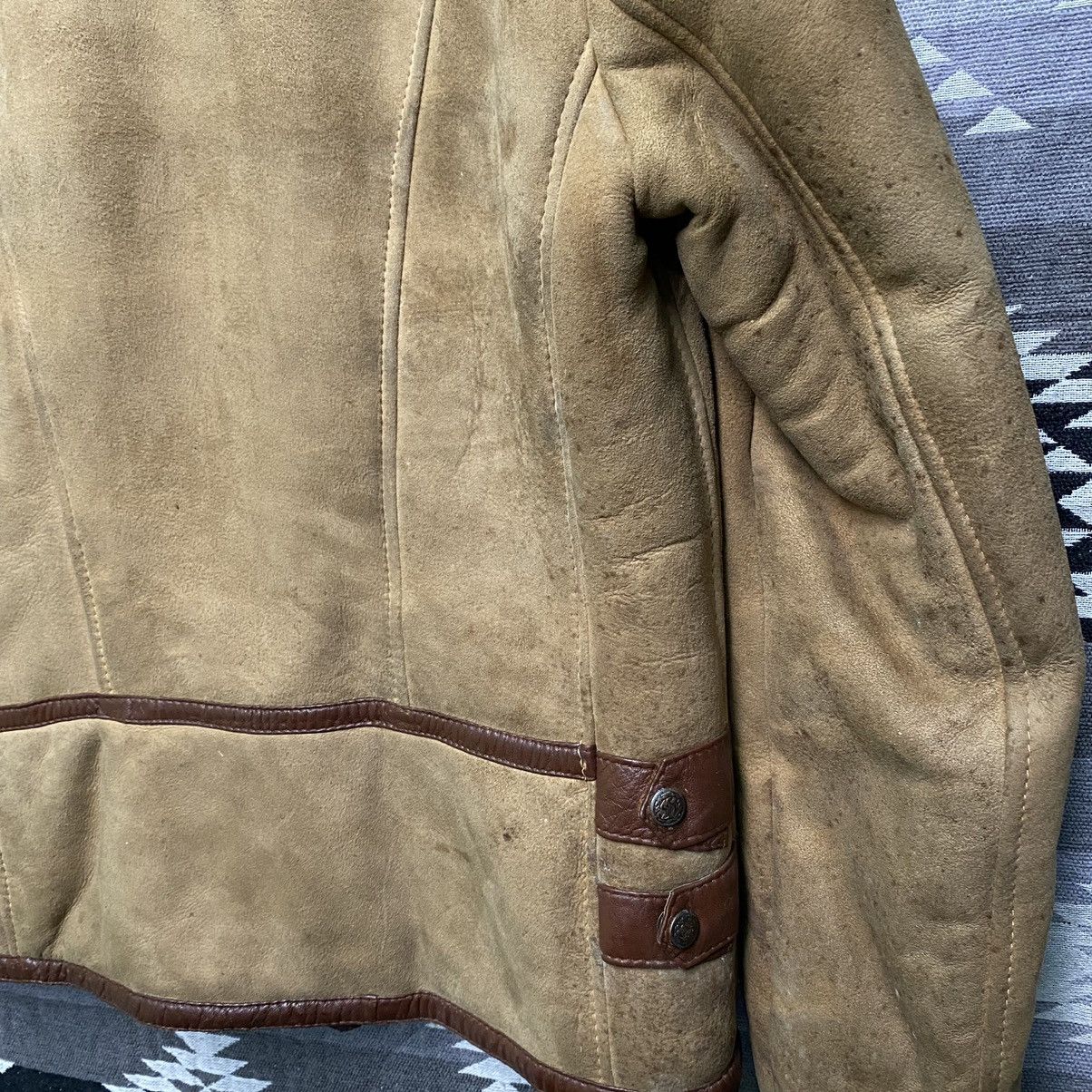 If Six Was Nine × Le Grande Bleu (L.G.B.) Vintage Sheepskin Leather Jacket Size US S / EU 44-46 / 1 - 8 Thumbnail