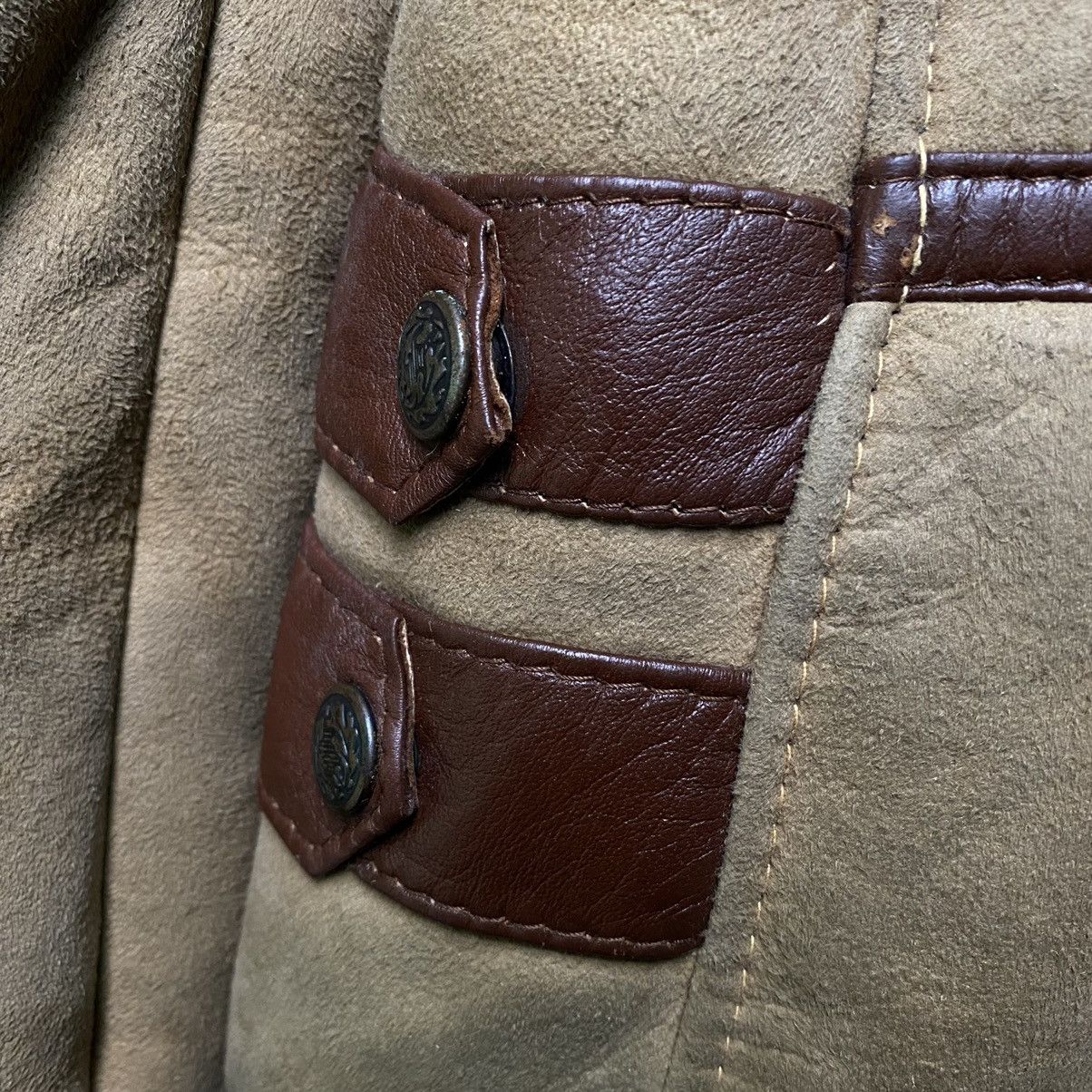 If Six Was Nine × Le Grande Bleu (L.G.B.) Vintage Sheepskin Leather Jacket Size US S / EU 44-46 / 1 - 11 Thumbnail