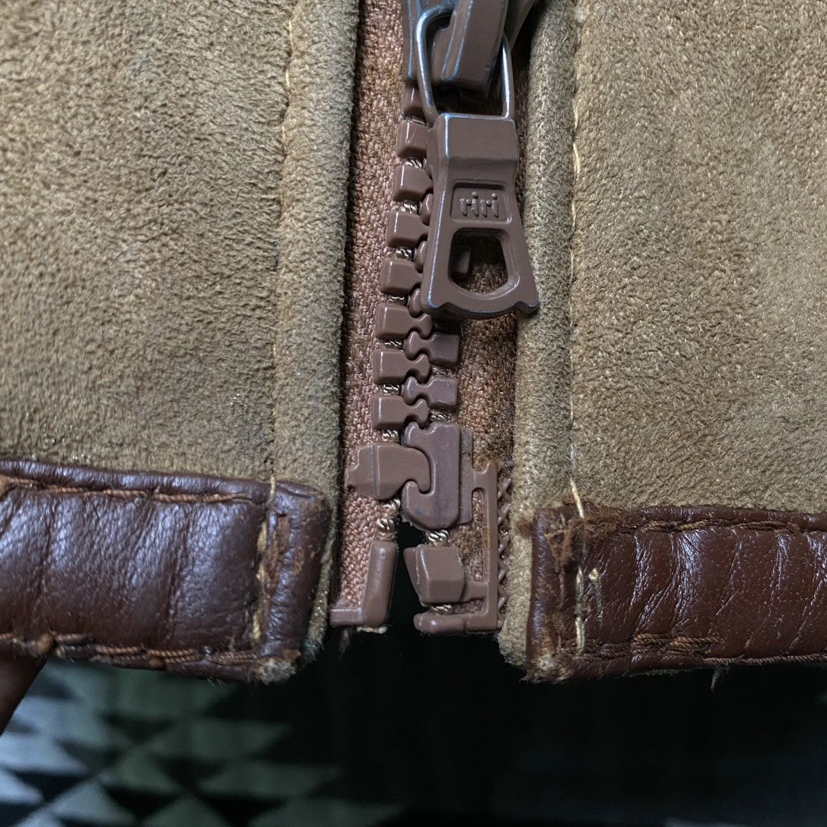 If Six Was Nine × Le Grande Bleu (L.G.B.) Vintage Sheepskin Leather Jacket Size US S / EU 44-46 / 1 - 12 Thumbnail