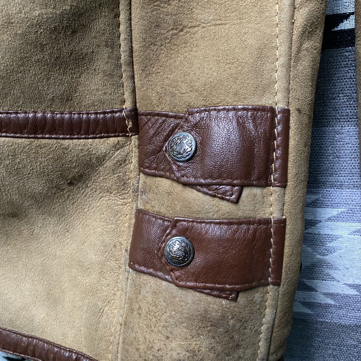 If Six Was Nine × Le Grande Bleu (L.G.B.) Vintage Sheepskin Leather Jacket Size US S / EU 44-46 / 1 - 10 Thumbnail