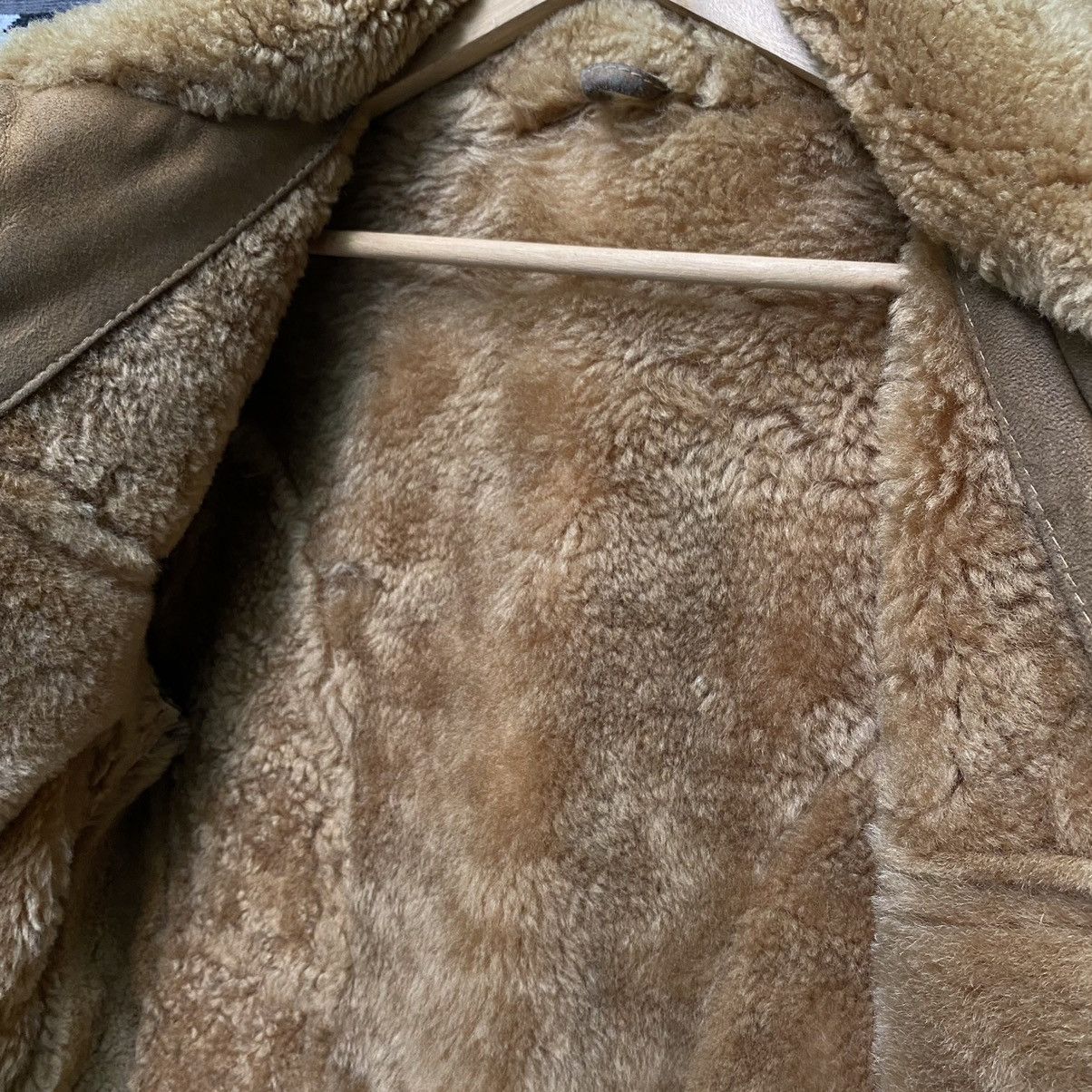 If Six Was Nine × Le Grande Bleu (L.G.B.) Vintage Sheepskin Leather Jacket Size US S / EU 44-46 / 1 - 9 Thumbnail