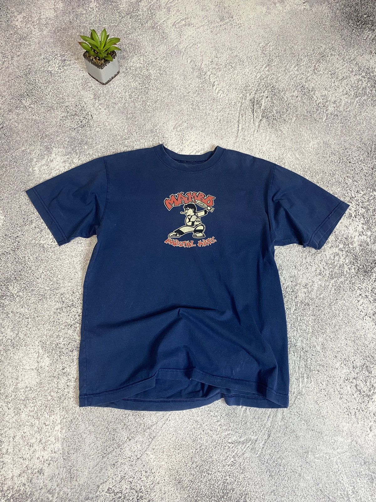 VINTAGE 2000 MAMBO GRAPHICS Marital Arts Tee