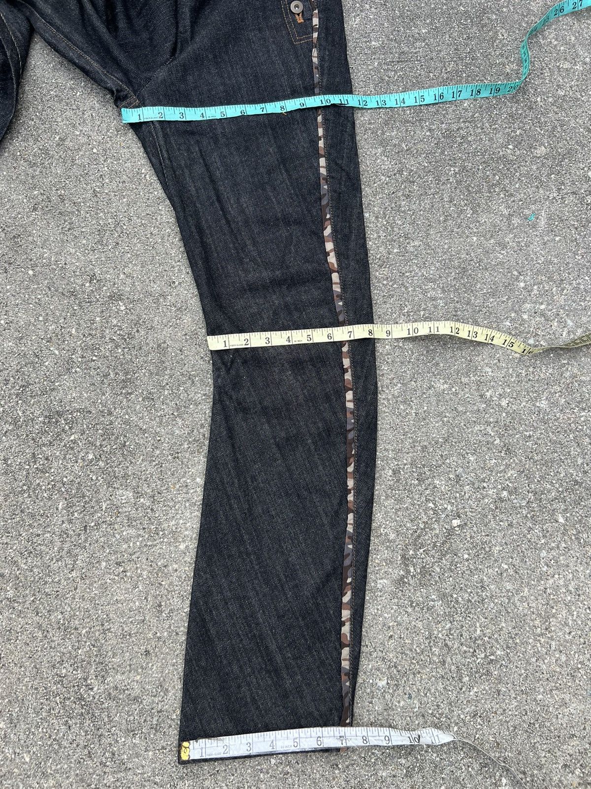 Vintage ARW Japan Side Striped Curve Legs Zipper Denim Pant Size US 32 / EU 48 - 3 Thumbnail