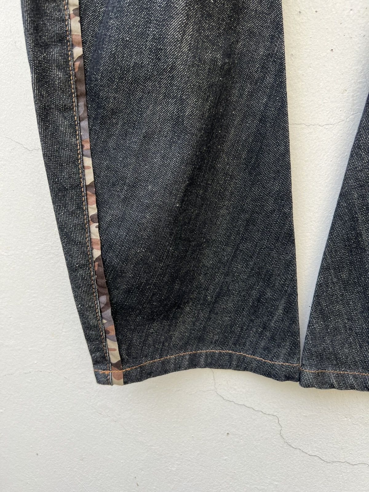 Vintage ARW Japan Side Striped Curve Legs Zipper Denim Pant Size US 32 / EU 48 - 11 Thumbnail