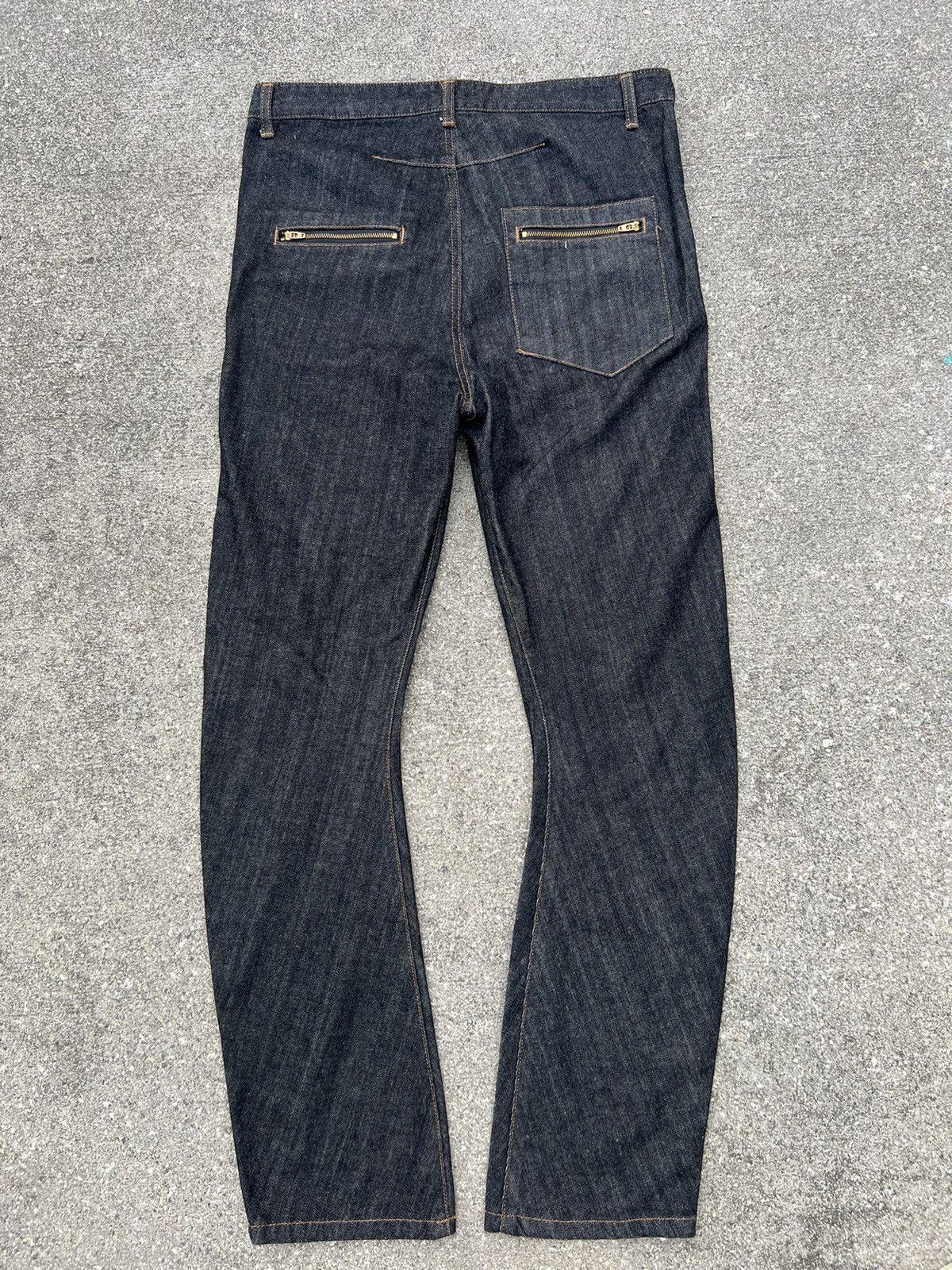 Vintage ARW Japan Side Striped Curve Legs Zipper Denim Pant Size US 32 / EU 48 - 5 Thumbnail