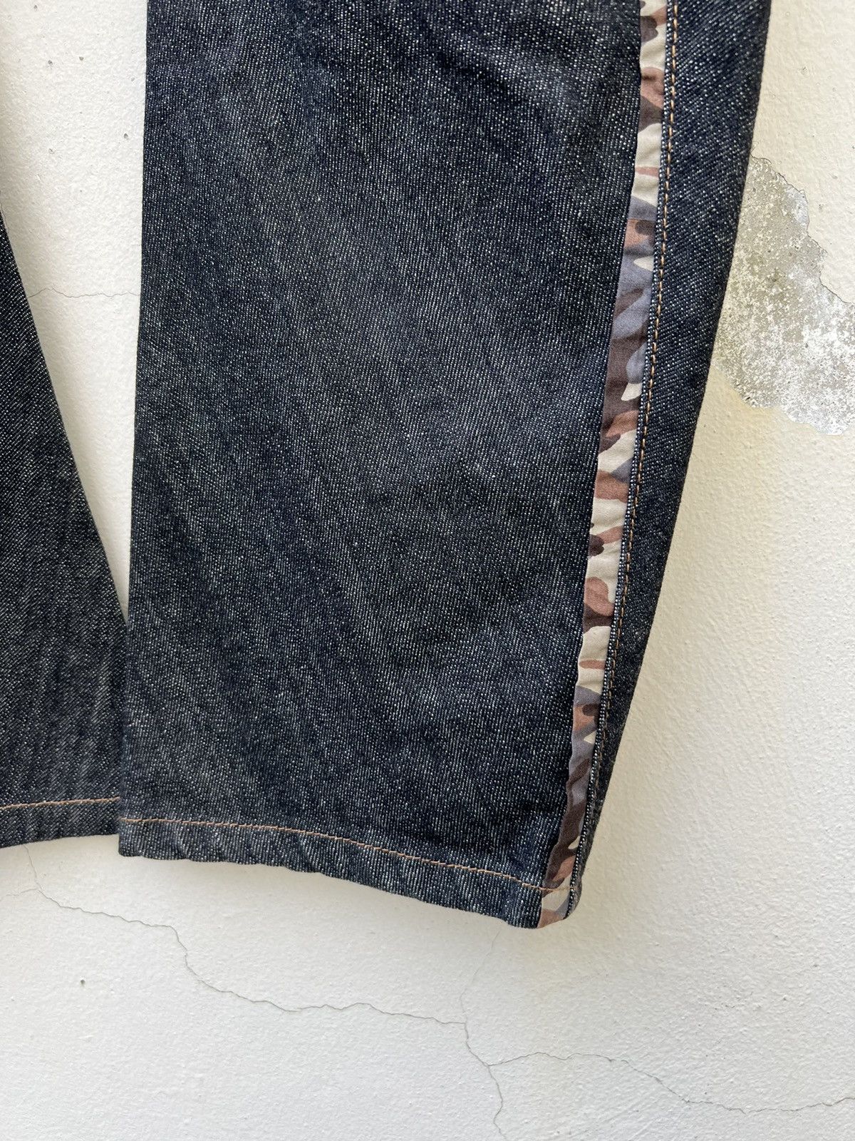 Vintage ARW Japan Side Striped Curve Legs Zipper Denim Pant Size US 32 / EU 48 - 14 Thumbnail