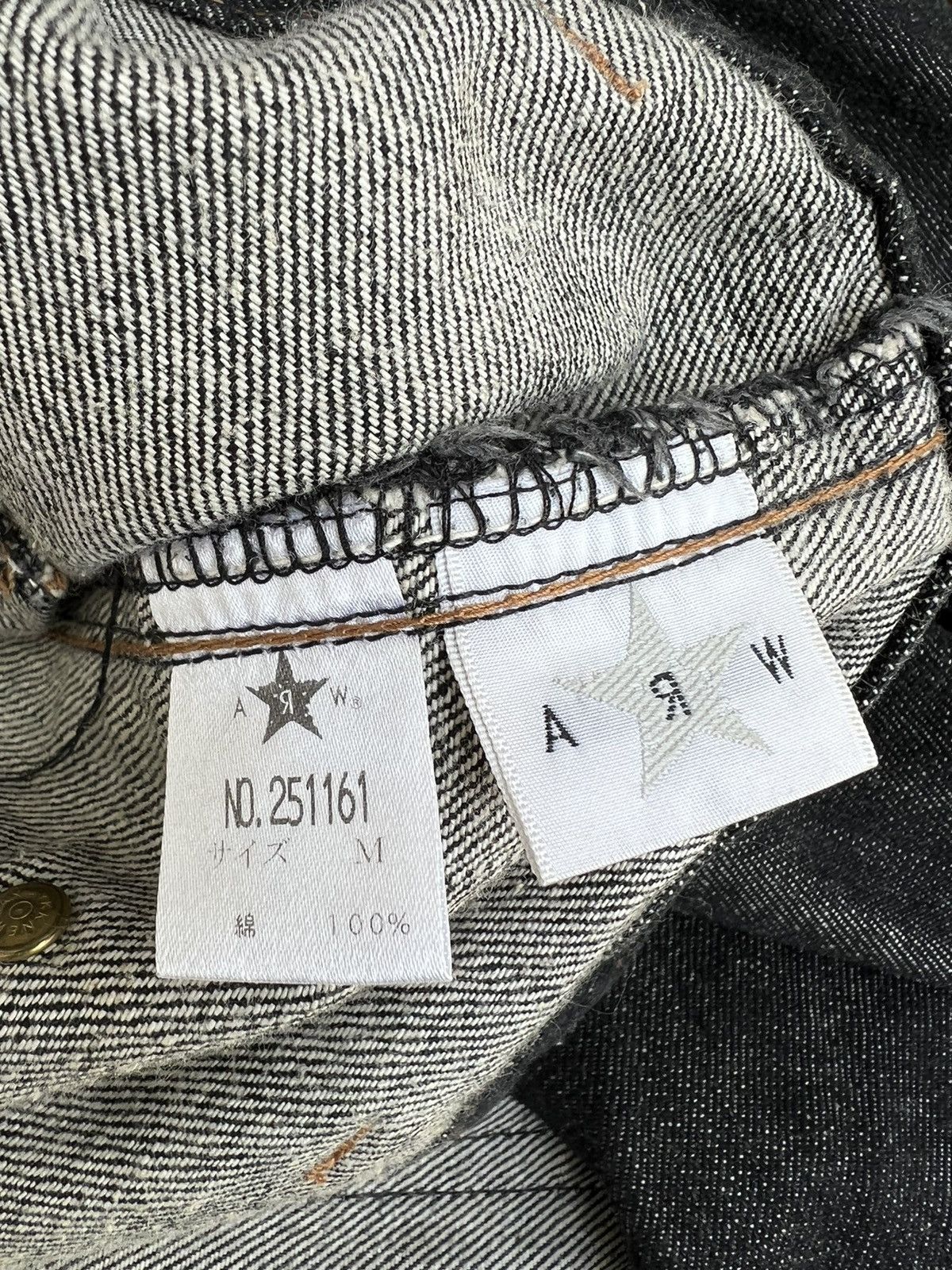 Vintage ARW Japan Side Striped Curve Legs Zipper Denim Pant Size US 32 / EU 48 - 20 Thumbnail