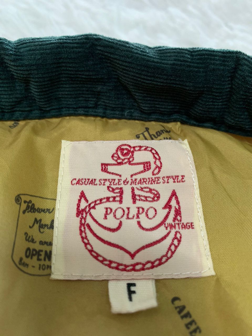 Japanese Brand Polpo Vtg Casual & Marine Style Fleece & Quilted Jacket Size US L / EU 52-54 / 3 - 7 Thumbnail