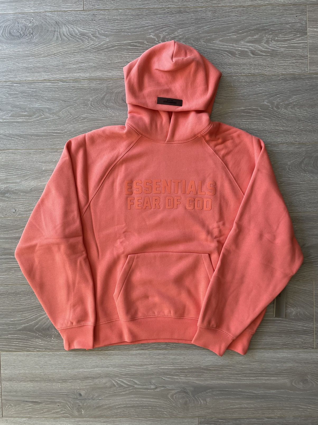 image of Fear Of God Essentials Coral Hoodie, Men's (Size Large)