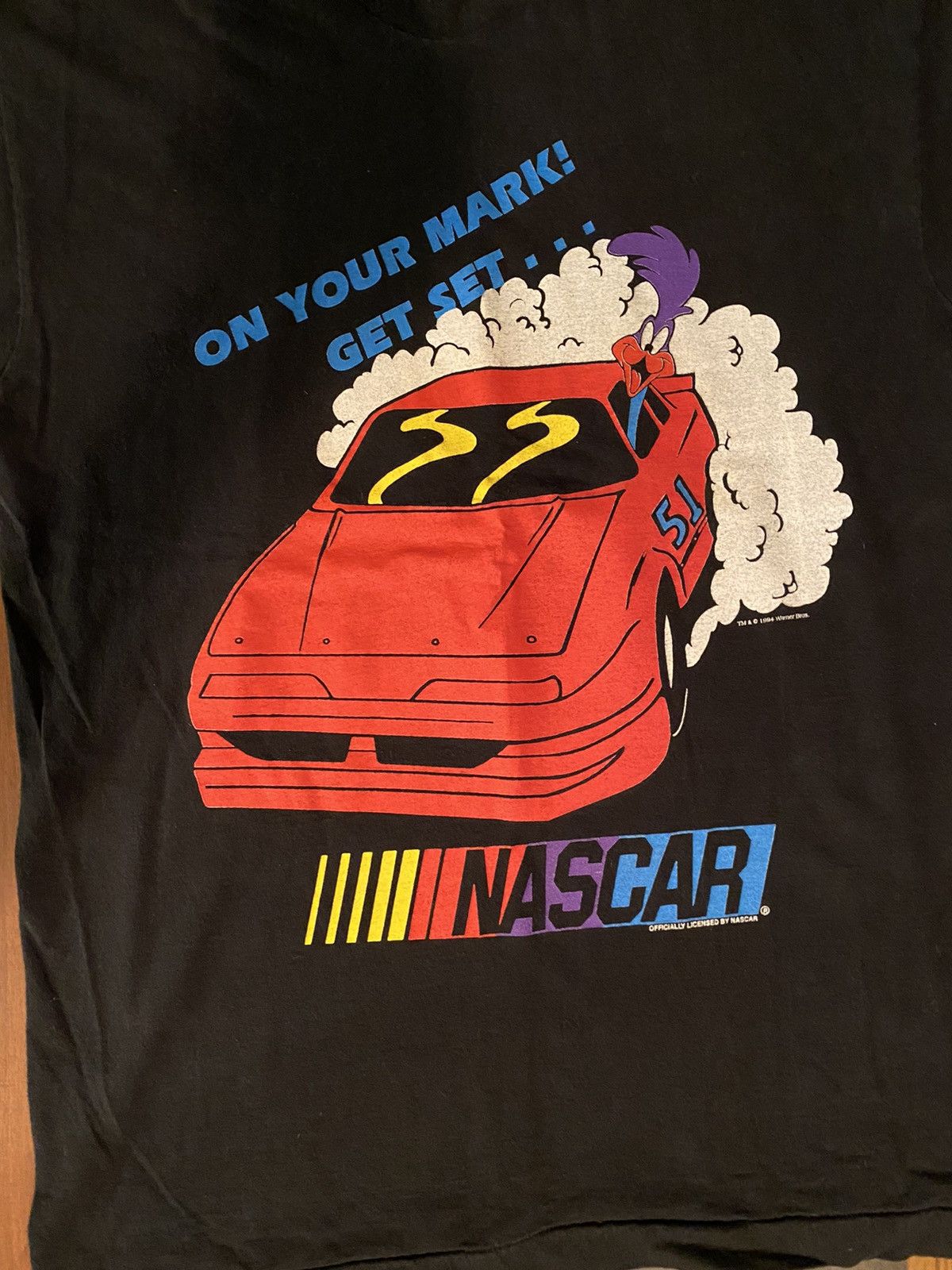 NASCAR Vintage ‘94 NASCAR Roadrunner Wile Coyote Single Stitch Tee Size US L / EU 52-54 / 3 - 3 Thumbnail