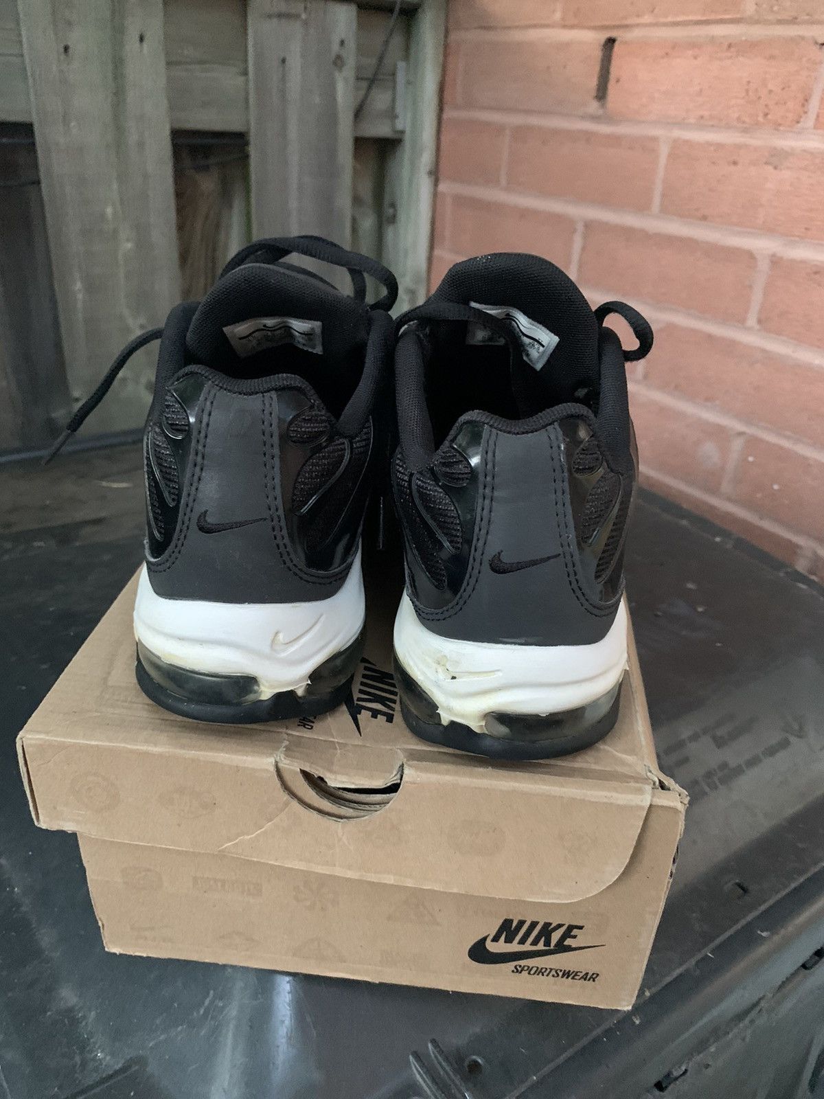 Nike NikeLab Air Max 97/Plus Black White 2017 Size US 9.5 / EU 42-43 - 3 Thumbnail
