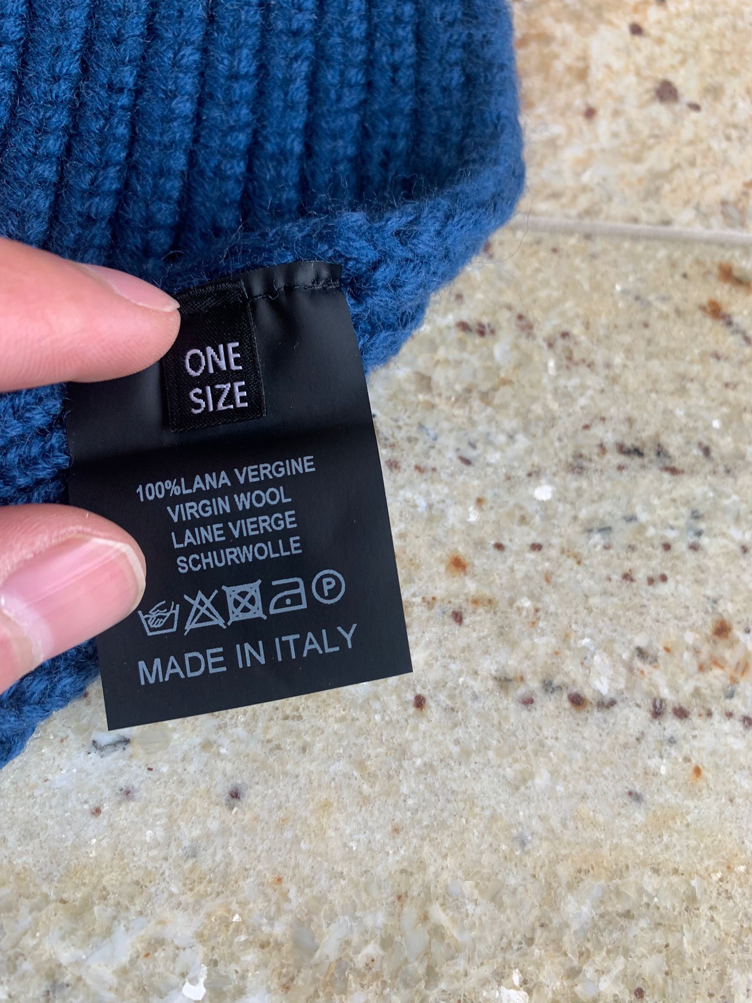 Raf Simons TO Turtleneck Single Panel With Patches in Blue Orange Size ONE SIZE - 4 Thumbnail