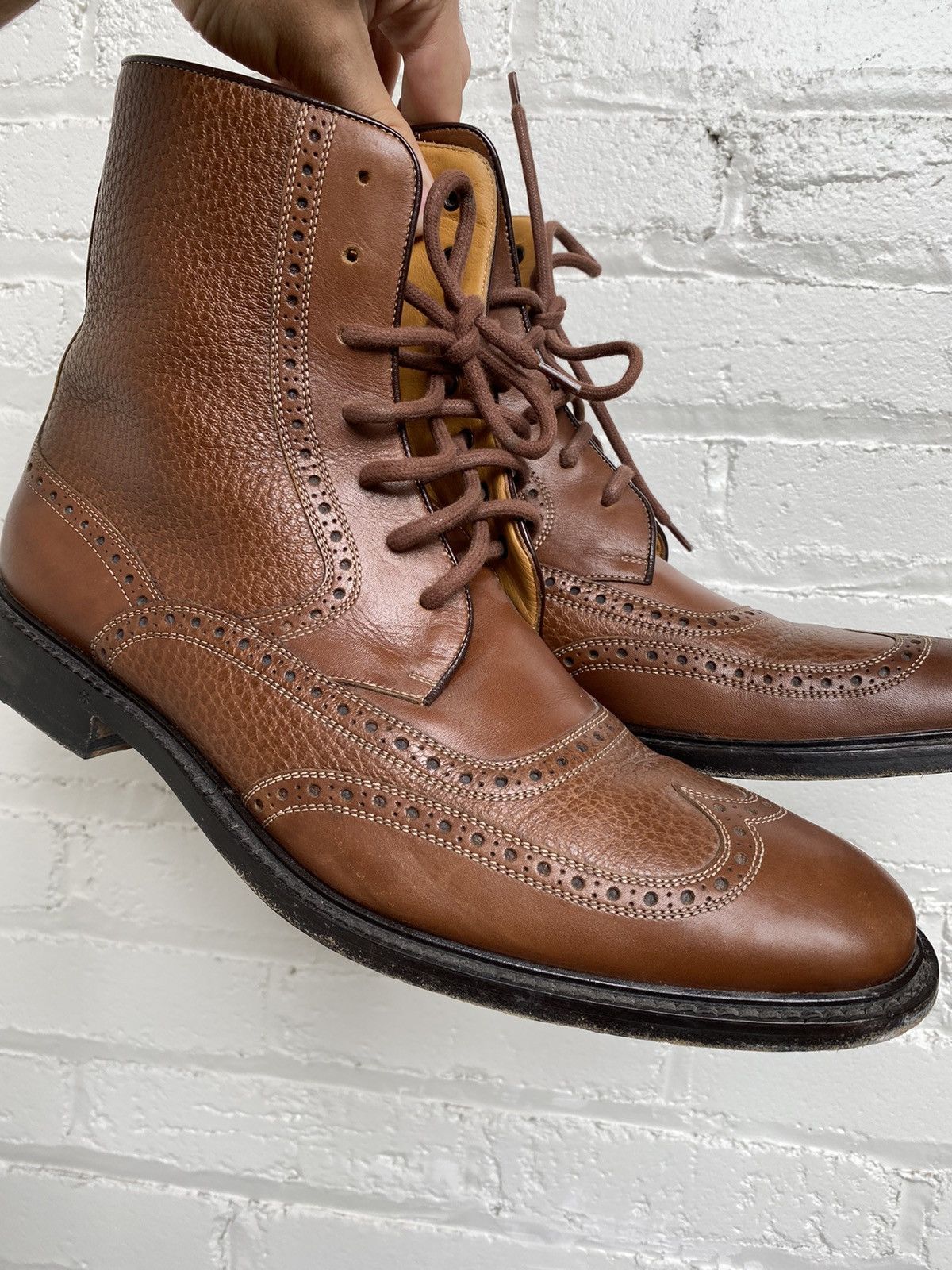 Gucci Gucci Leather Cowboy Boots Size US 10 / EU 43 - 11 Thumbnail