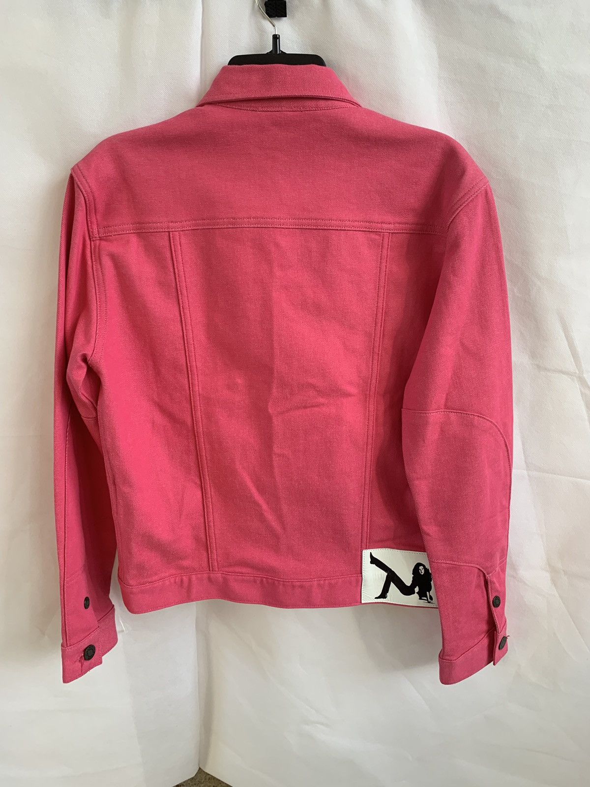 Calvin Klein Trucker Denim Jacket in Pink Size US XS / EU 42 / 0 - 11 Thumbnail