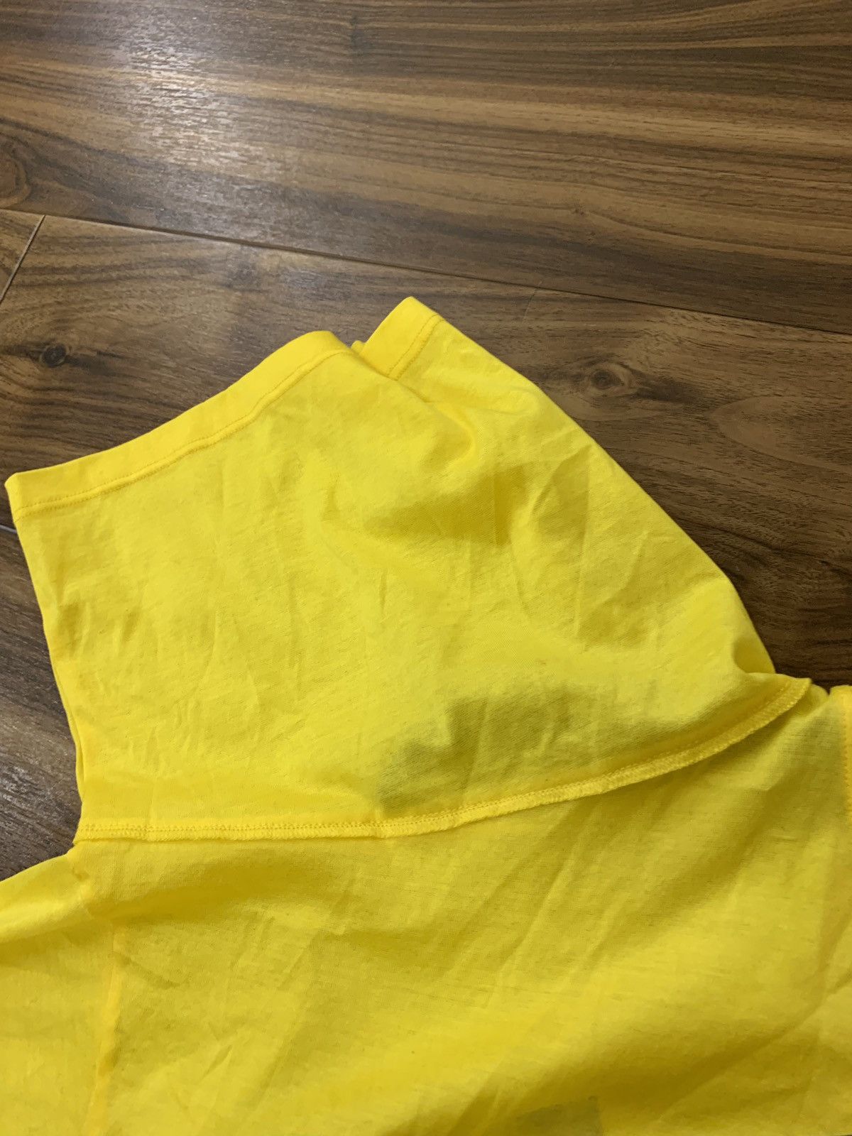 Raf Simons SS19 Displaced Sleeves Tee in Yellow Size US S / EU 44-46 / 1 - 10 Thumbnail