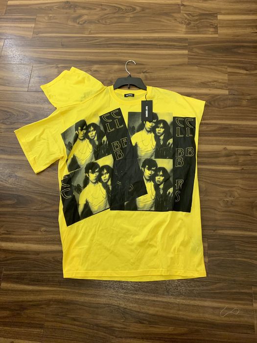 Raf Simons SS19 Displaced Sleeves Tee in Yellow | Grailed