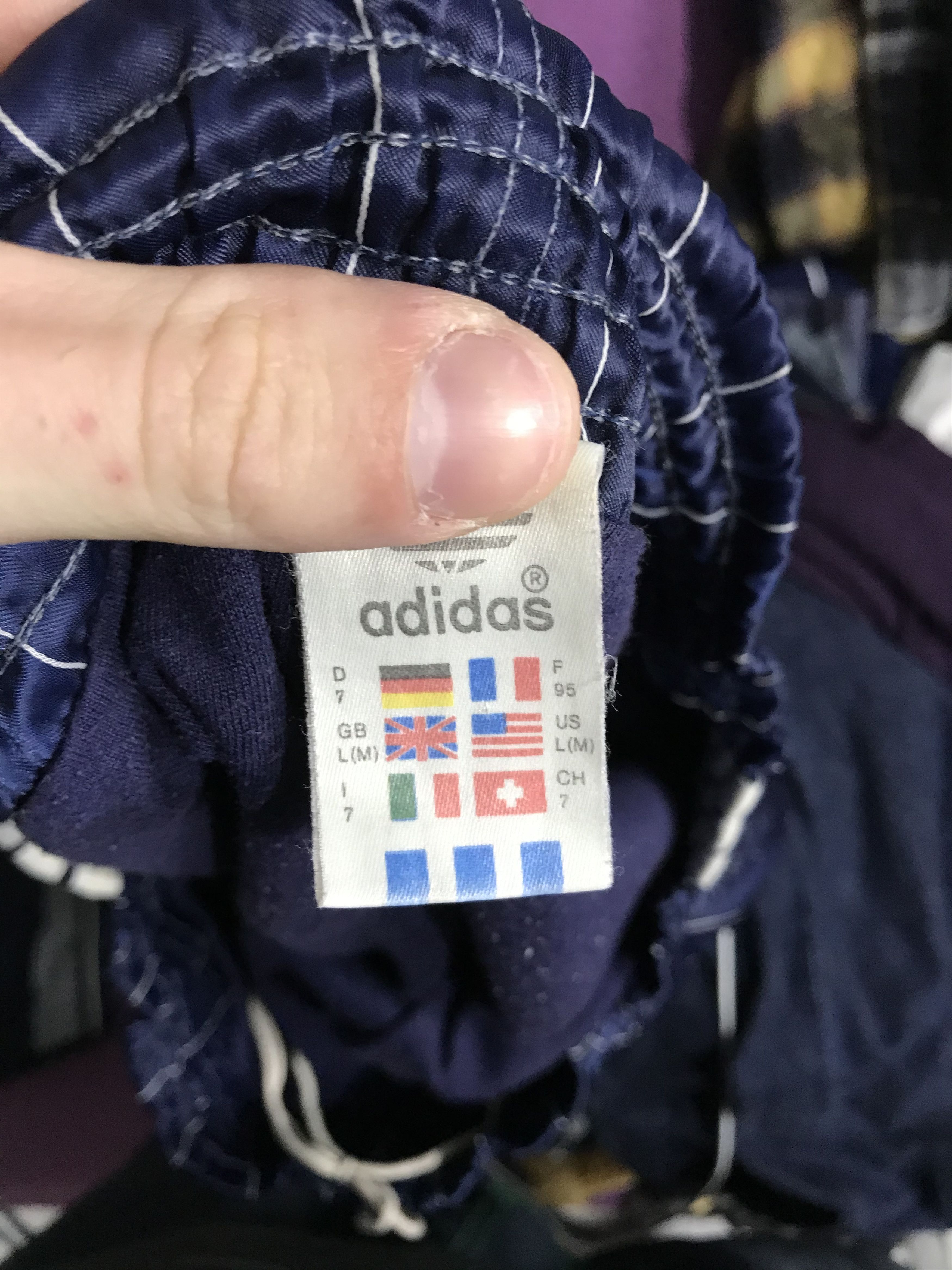 Adidas × Vintage Adidas Vintage 90s Men's Shorts Size US 36 / EU 52 - 3 Thumbnail