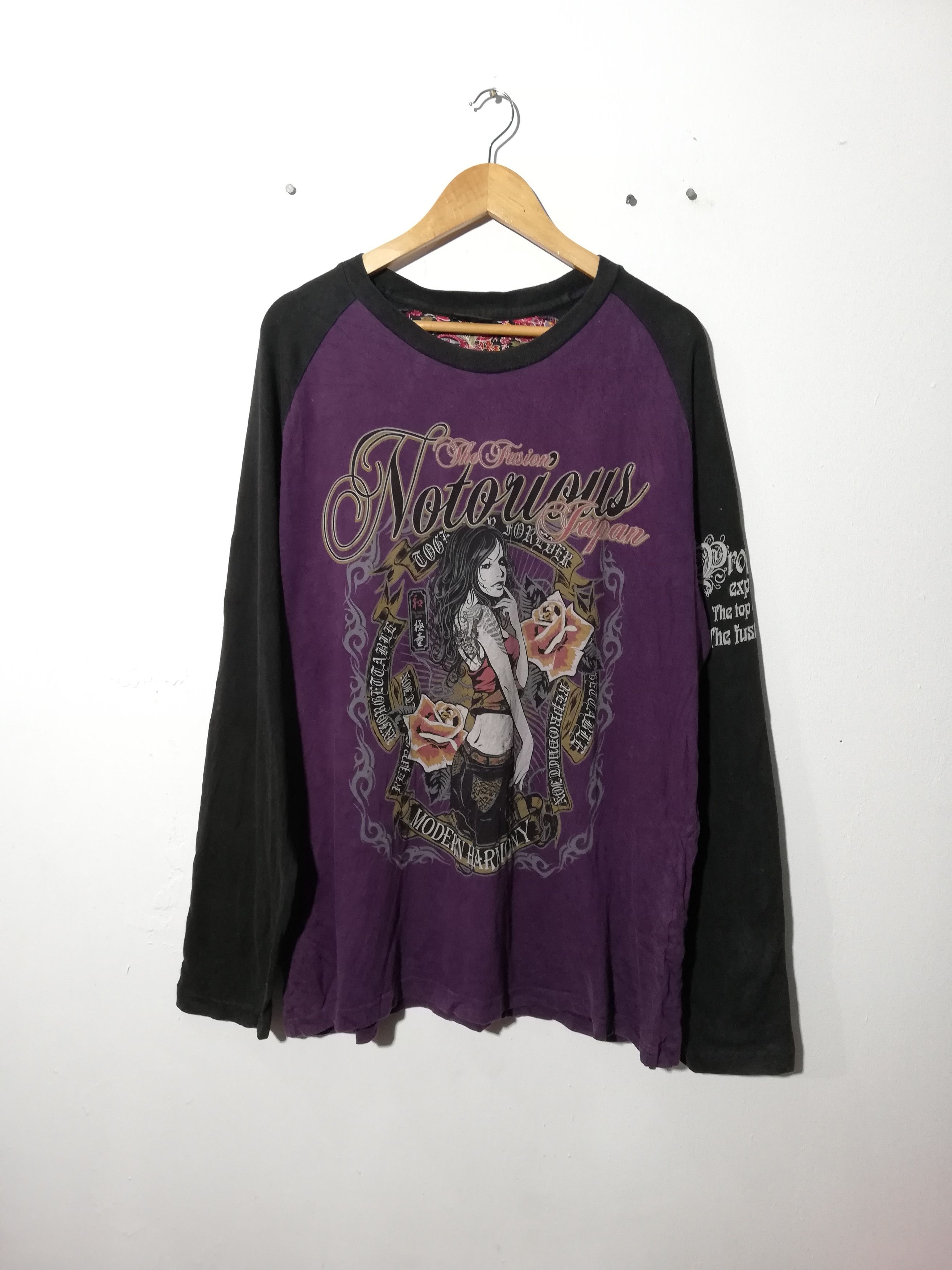 Japanese Brand The Fusion Notoriuos Japan Long Sleeve Size US L / EU 52-54 / 3 - 4 Thumbnail
