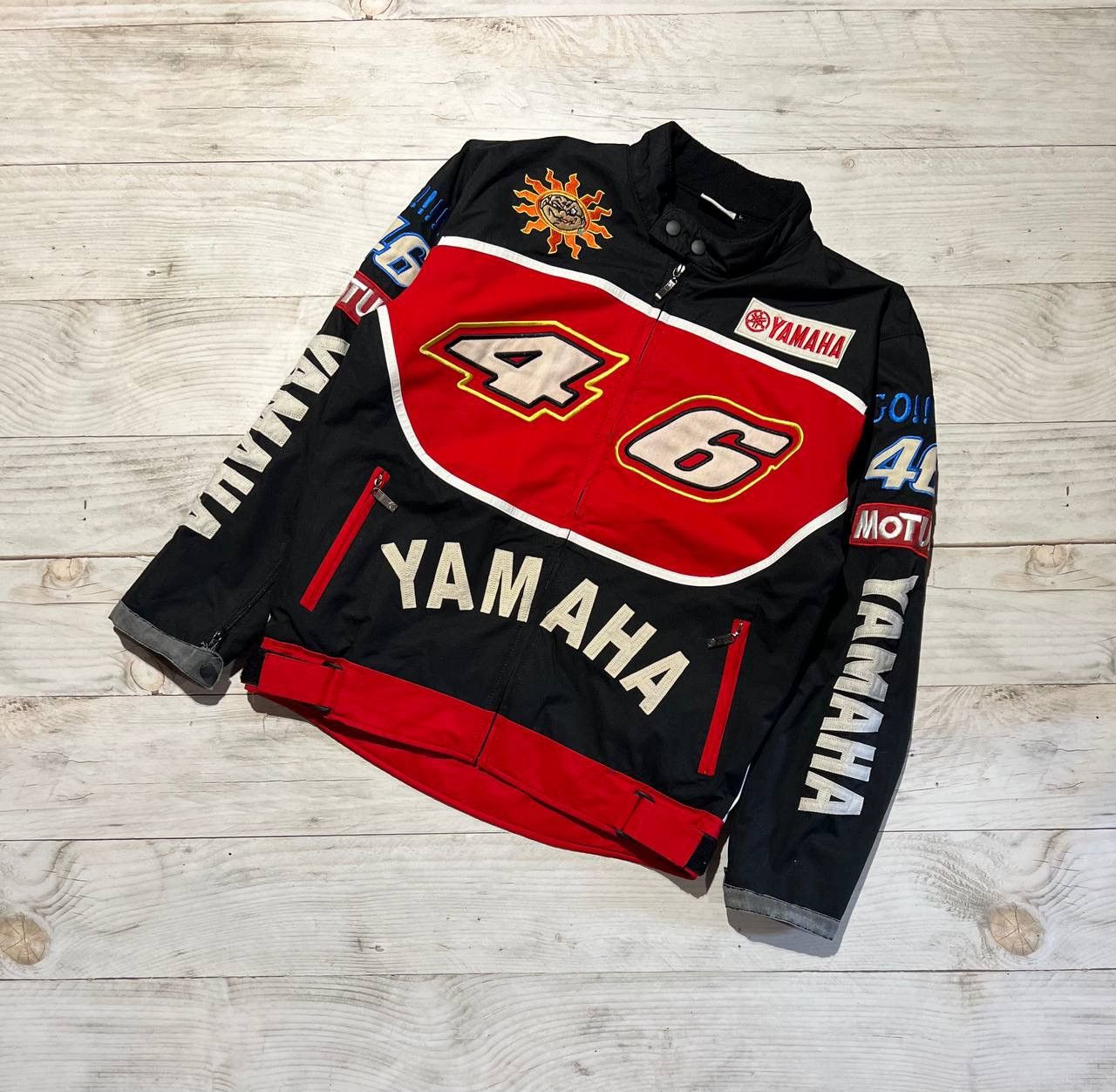 Yamaha Vintage Yamaha Racing Moto Jacket Duhan 46 Big Logo Y2K Size US L / EU 52-54 / 3 - 1 Thumbnail